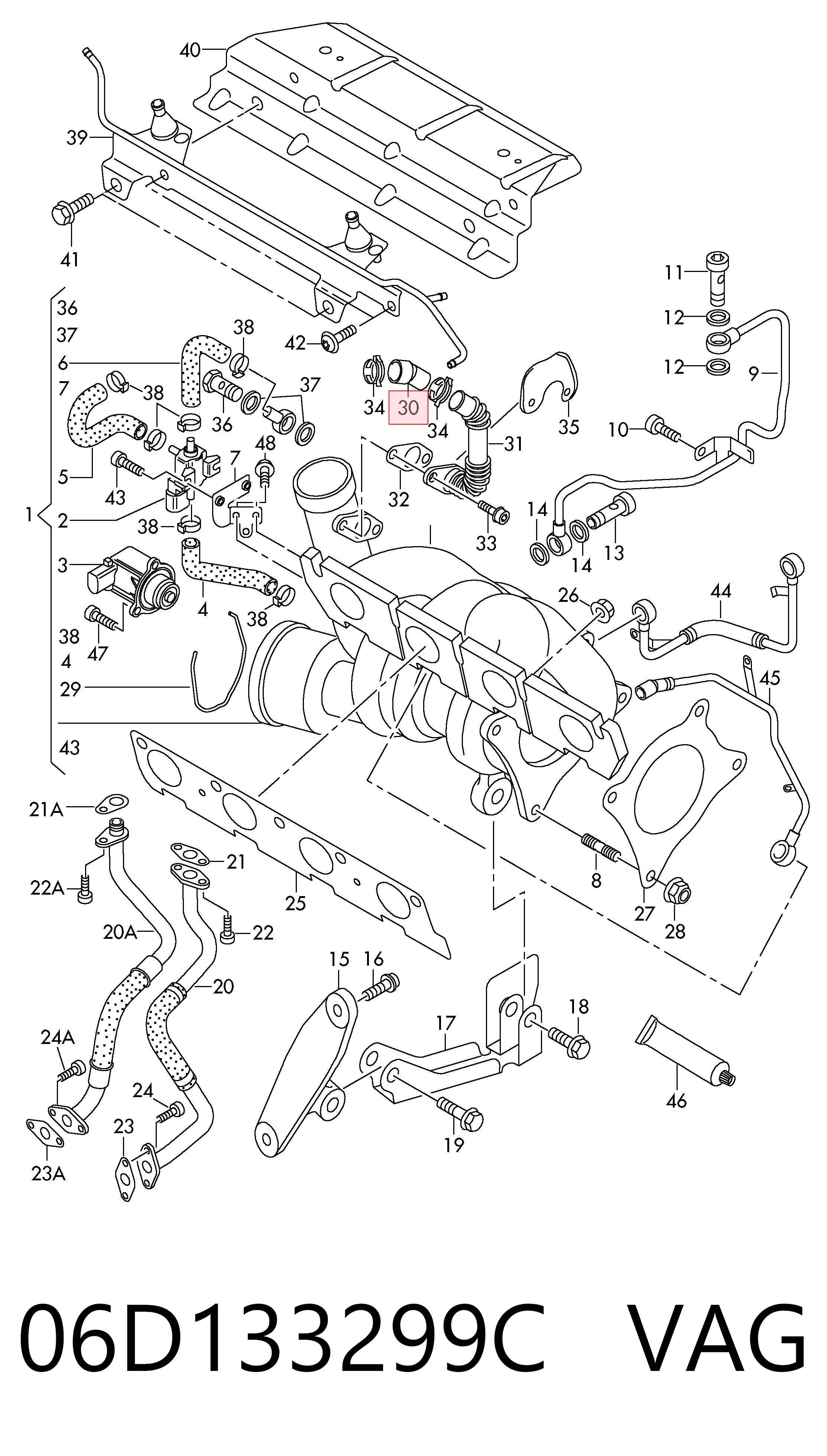  VAG 06D133299C ціна, від 21.74 USD