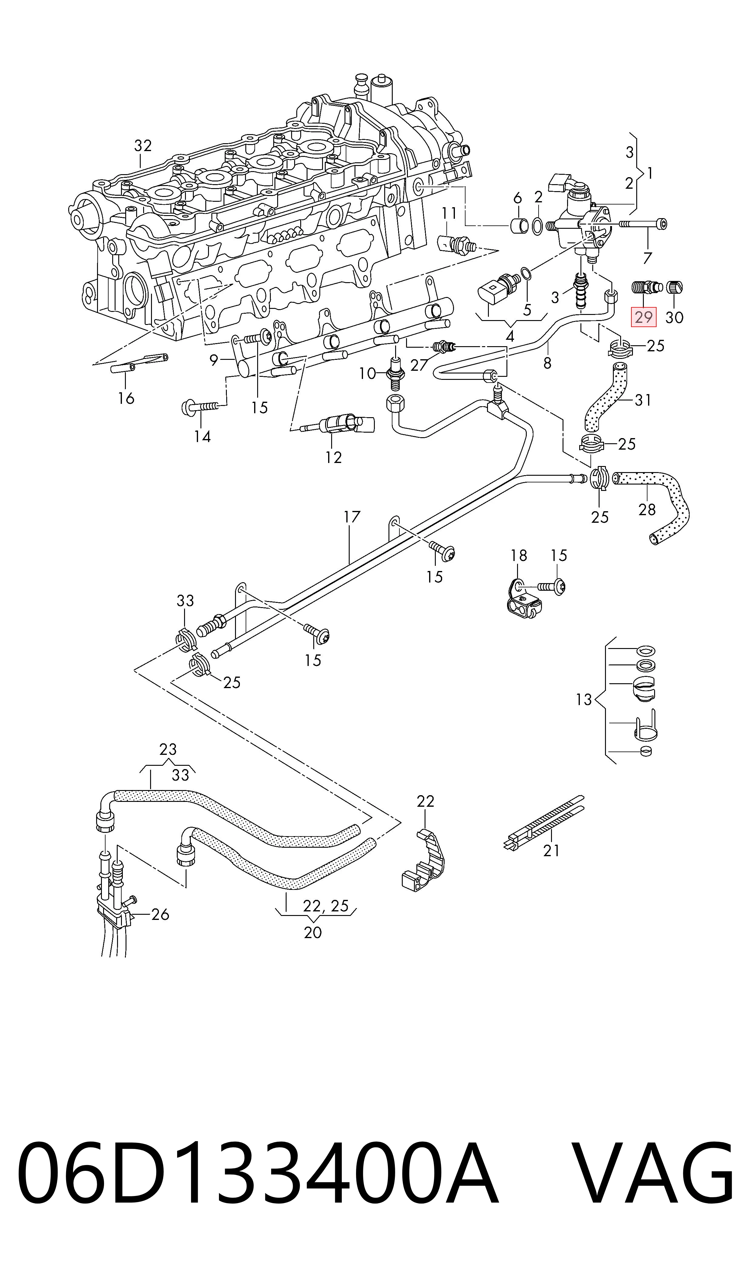  VAG 06D133400A ціна, від 43.28 USD