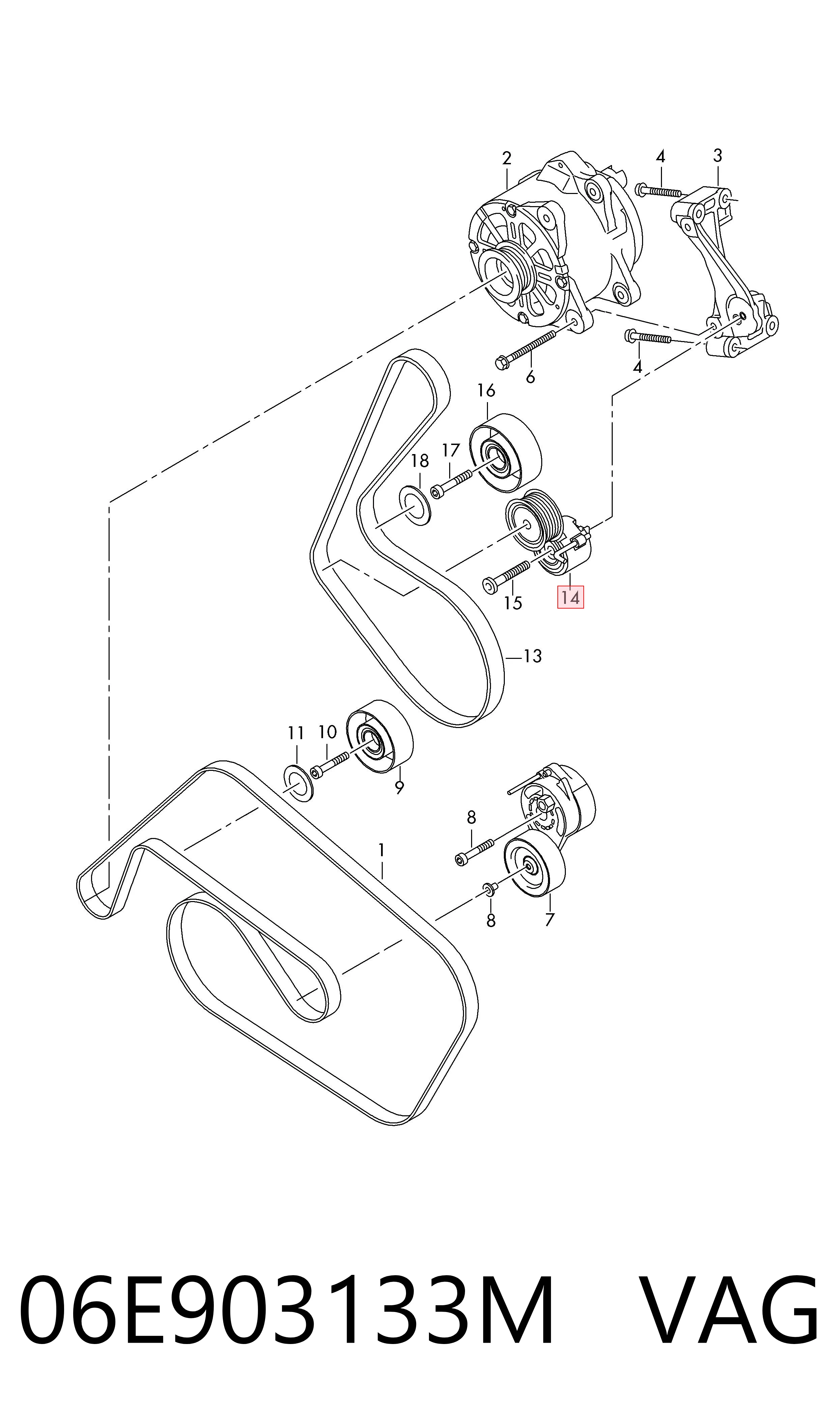 06E903133M VAG