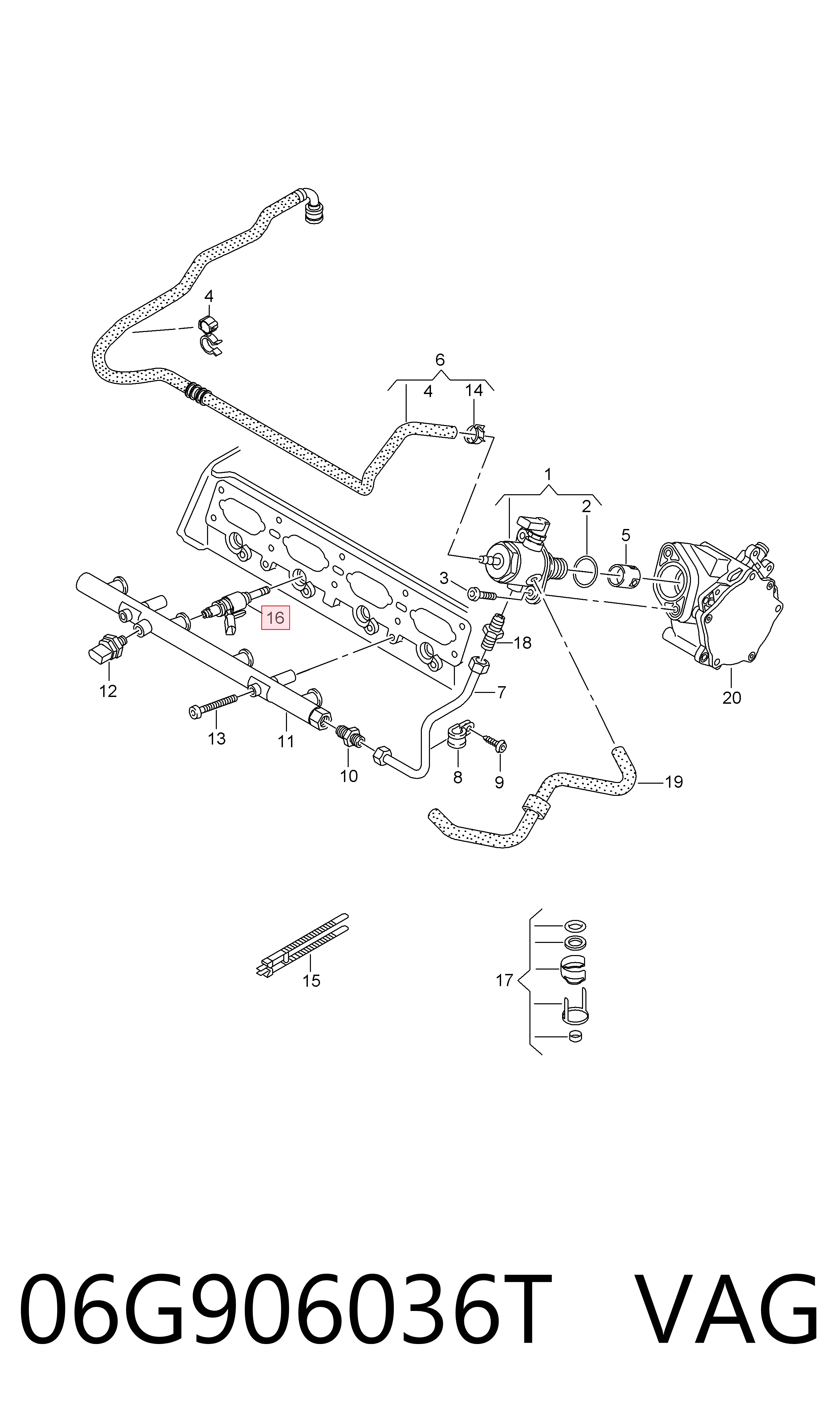Форсунка паливна VAG 06G906036T ціна, від 26.02 USD