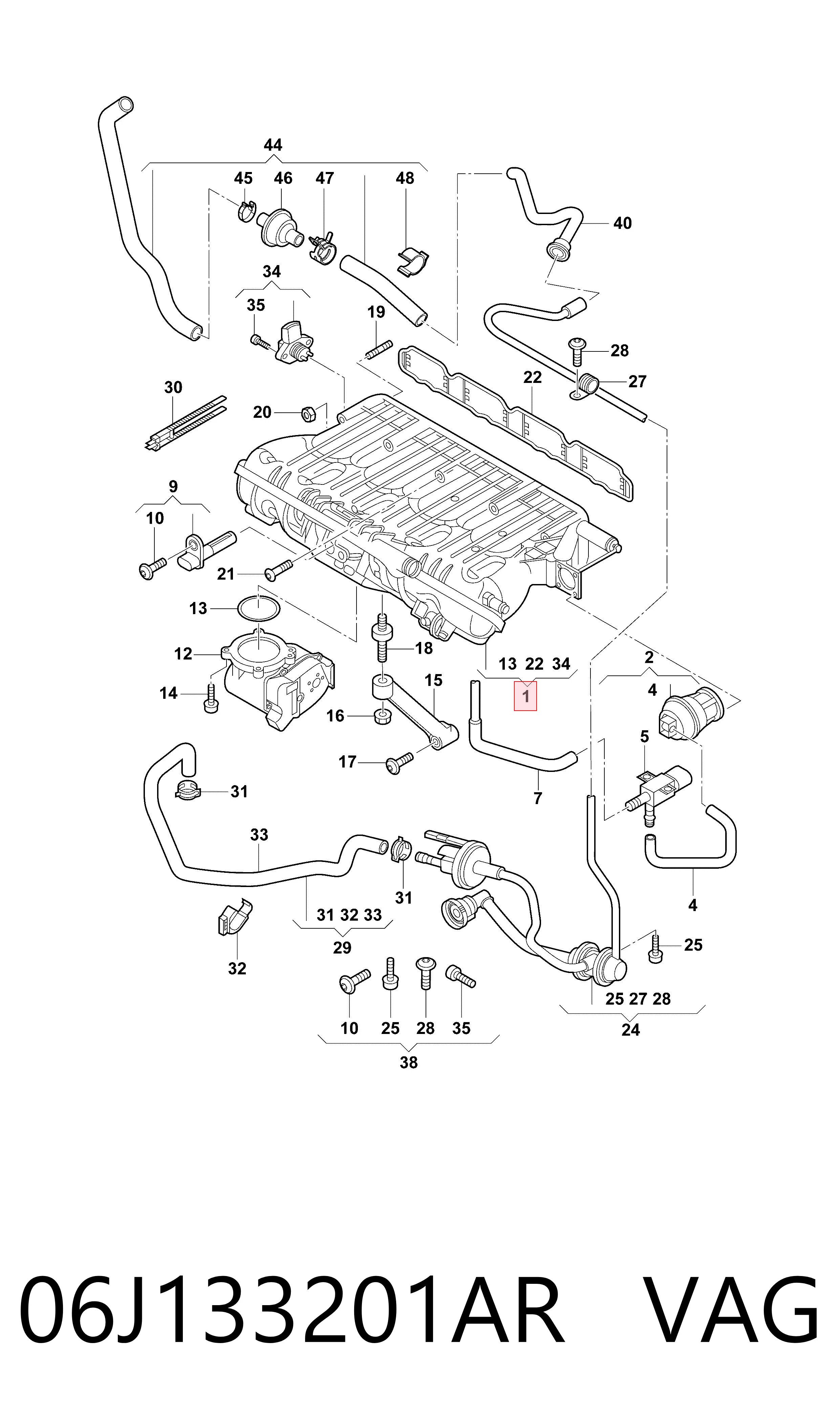 Впускний колектор DRM21807 Polcar