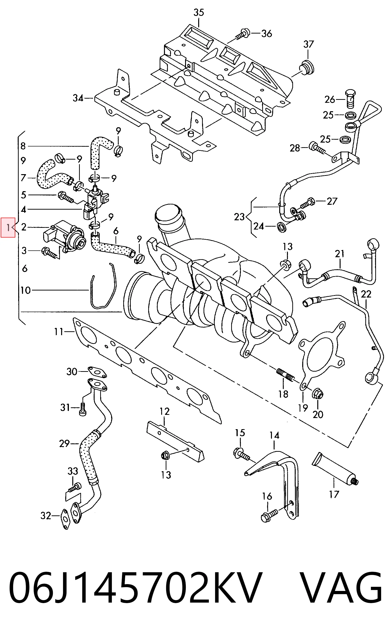 Турбонаддув на Skoda Octavia II A5 1Z3