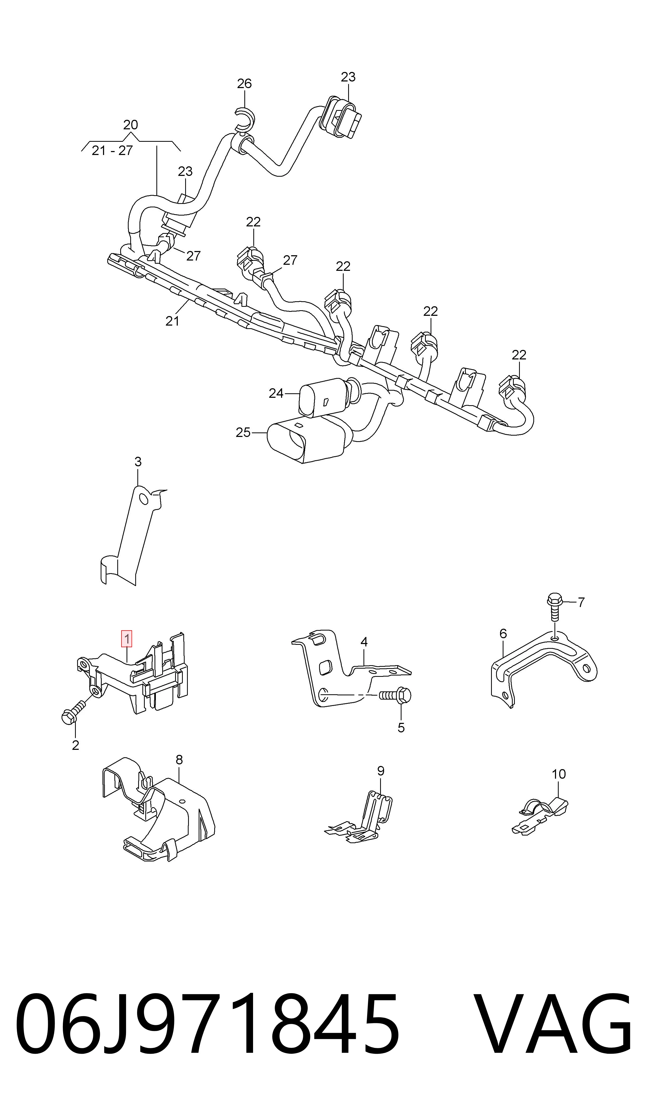  VAG 06J971845 ціна, від 6.33 USD
