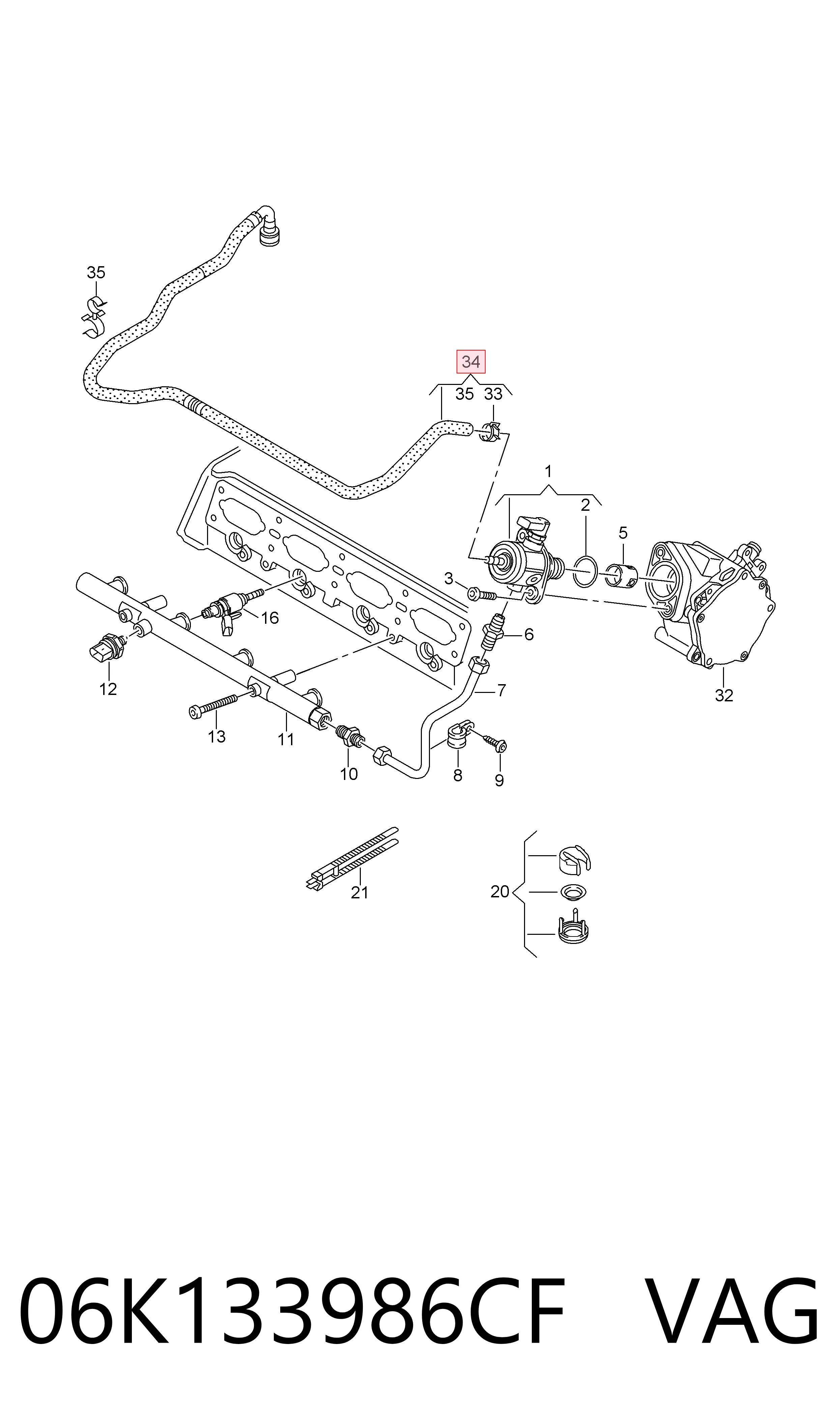 06K133986CF VAG 