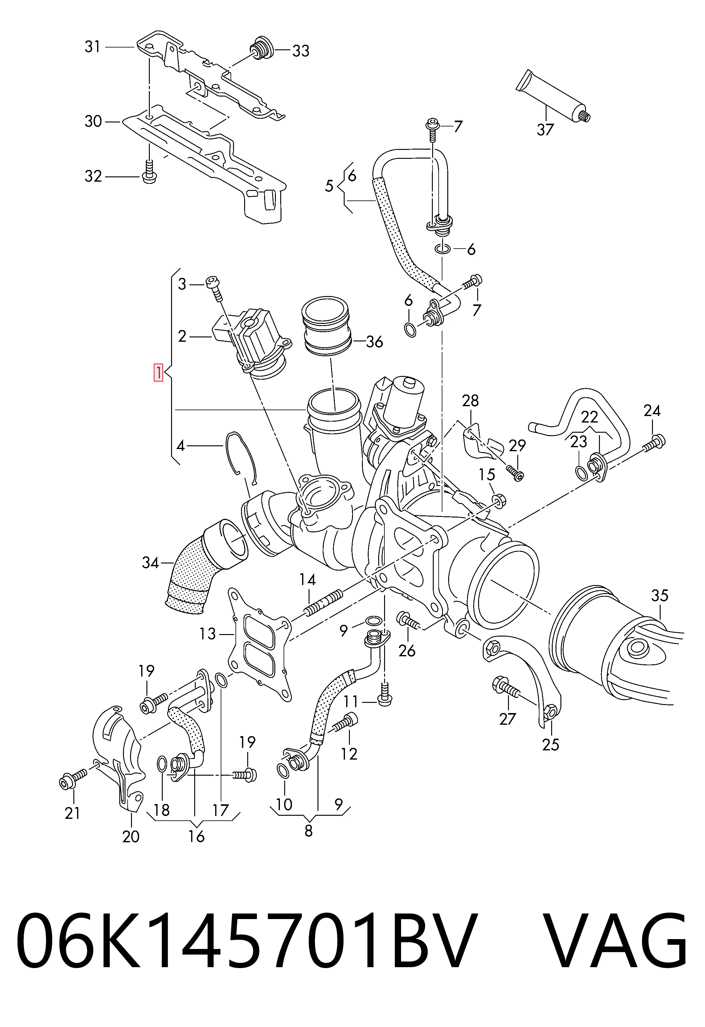 Турбіна Garrett 8302335005S ціна, від 180.54 USD