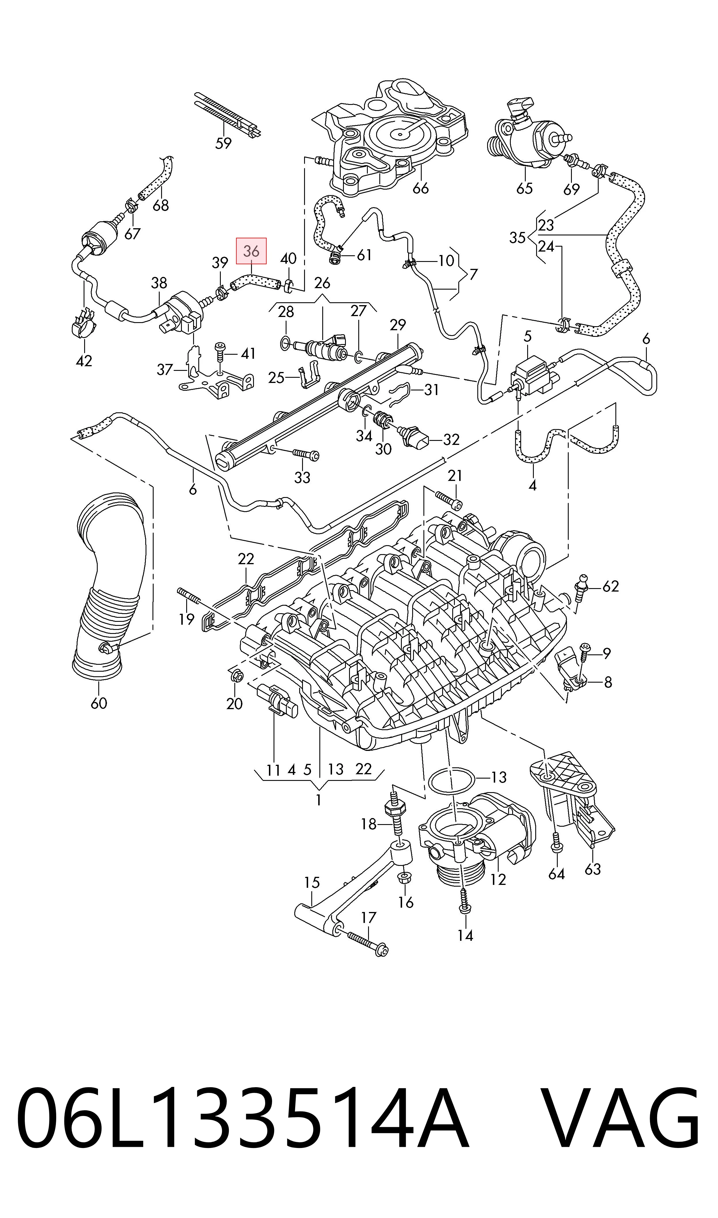 VAG 06L133514A ціна, від 1.25 USD