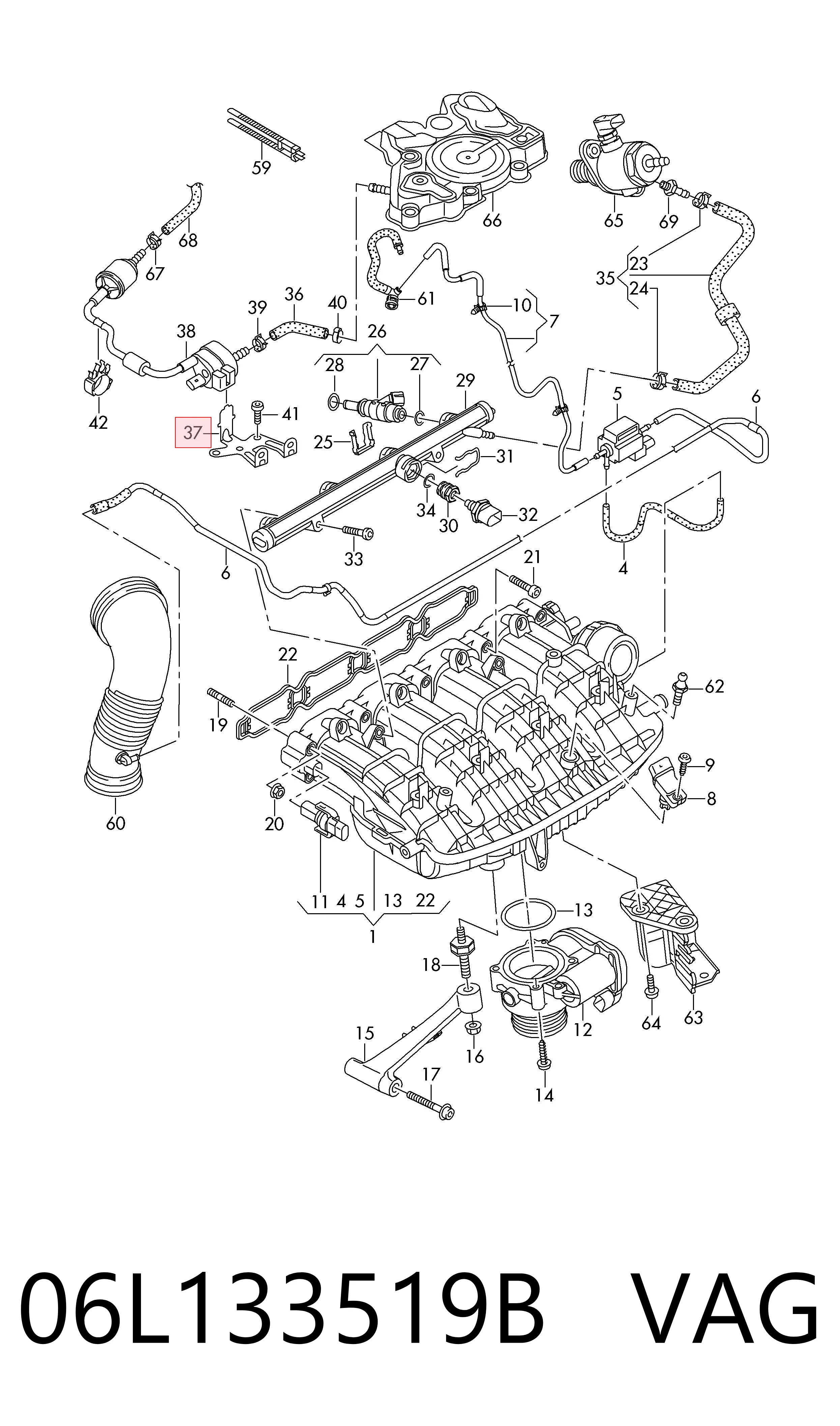  VAG 06L133519B ціна, від 1.01 USD