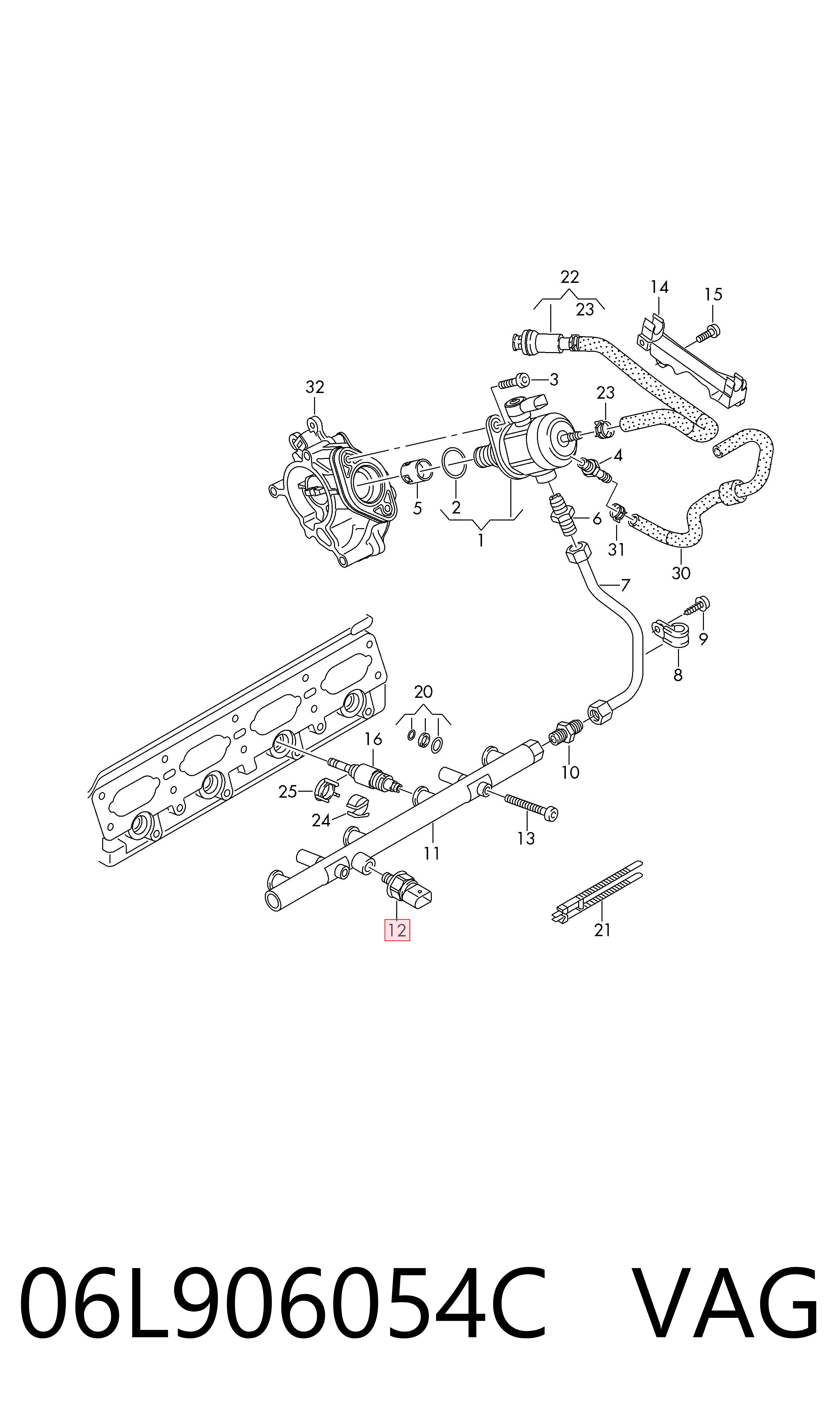 06L906054C VAG Манометри