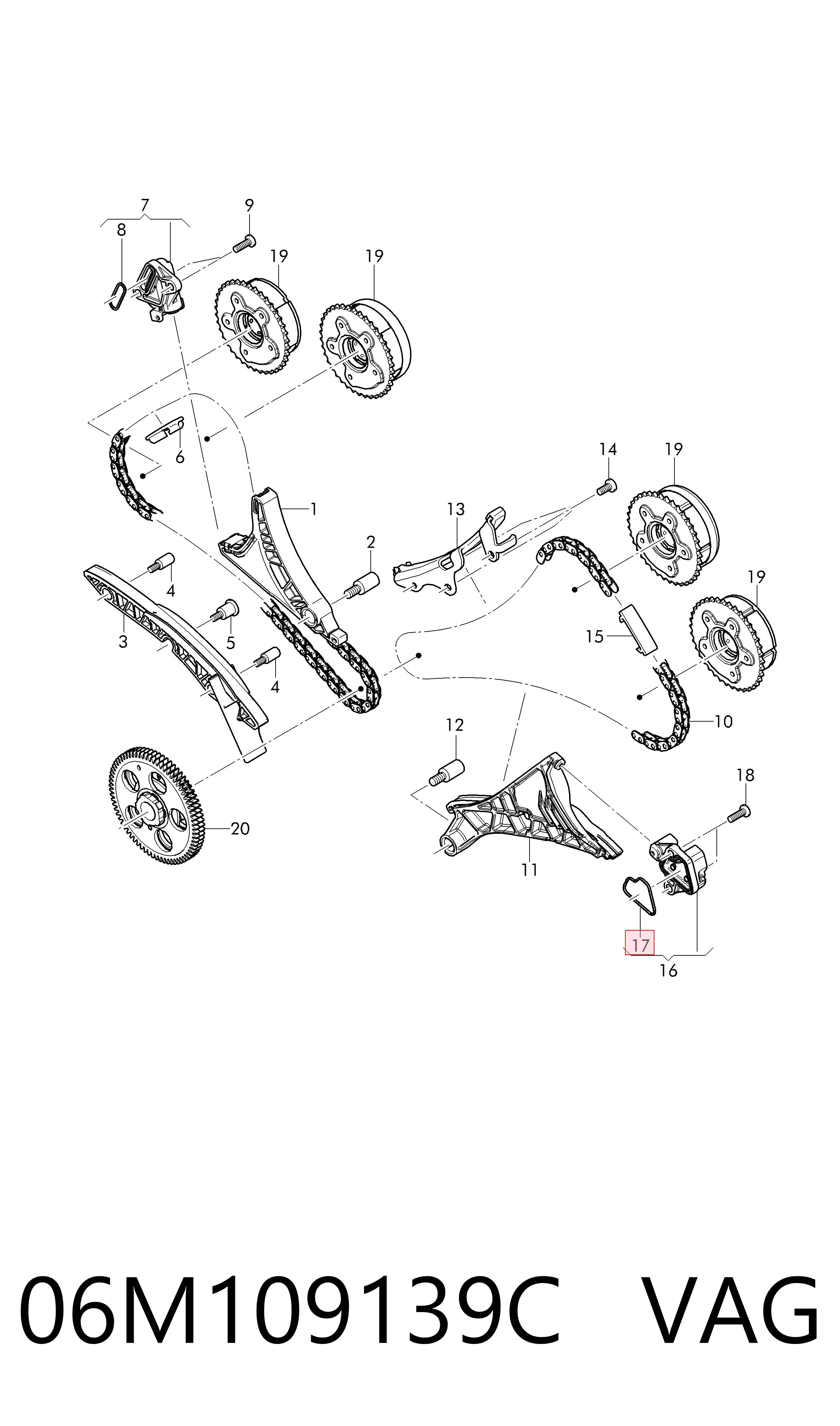 VAG 06M109139C ціна, від 24.18 USD
