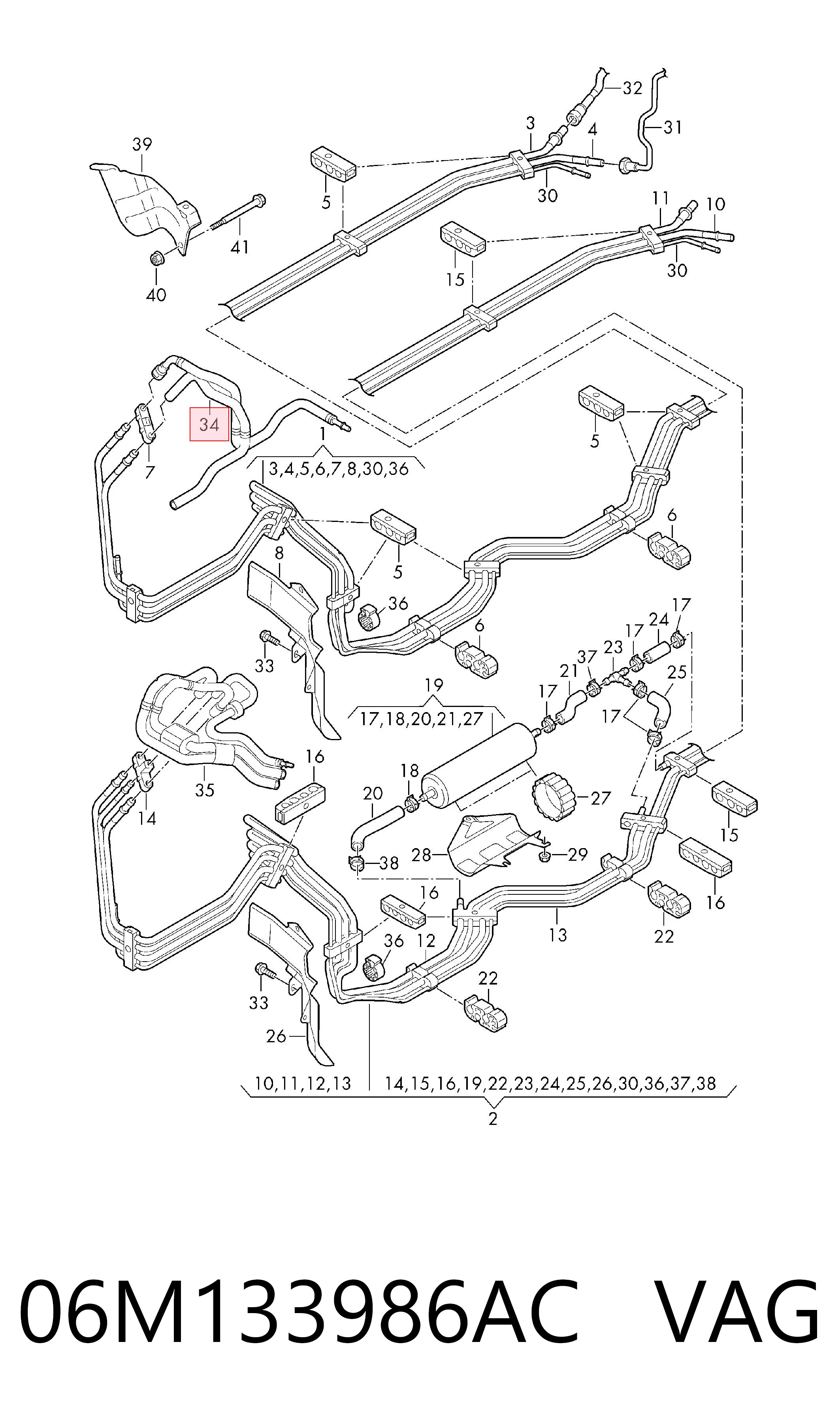  VAG 06M133986AC ціна, від 16.87 USD