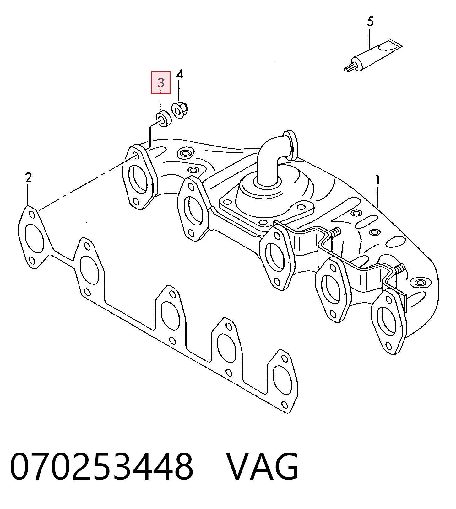  VAG 070253448 ціна, від 2.16 USD