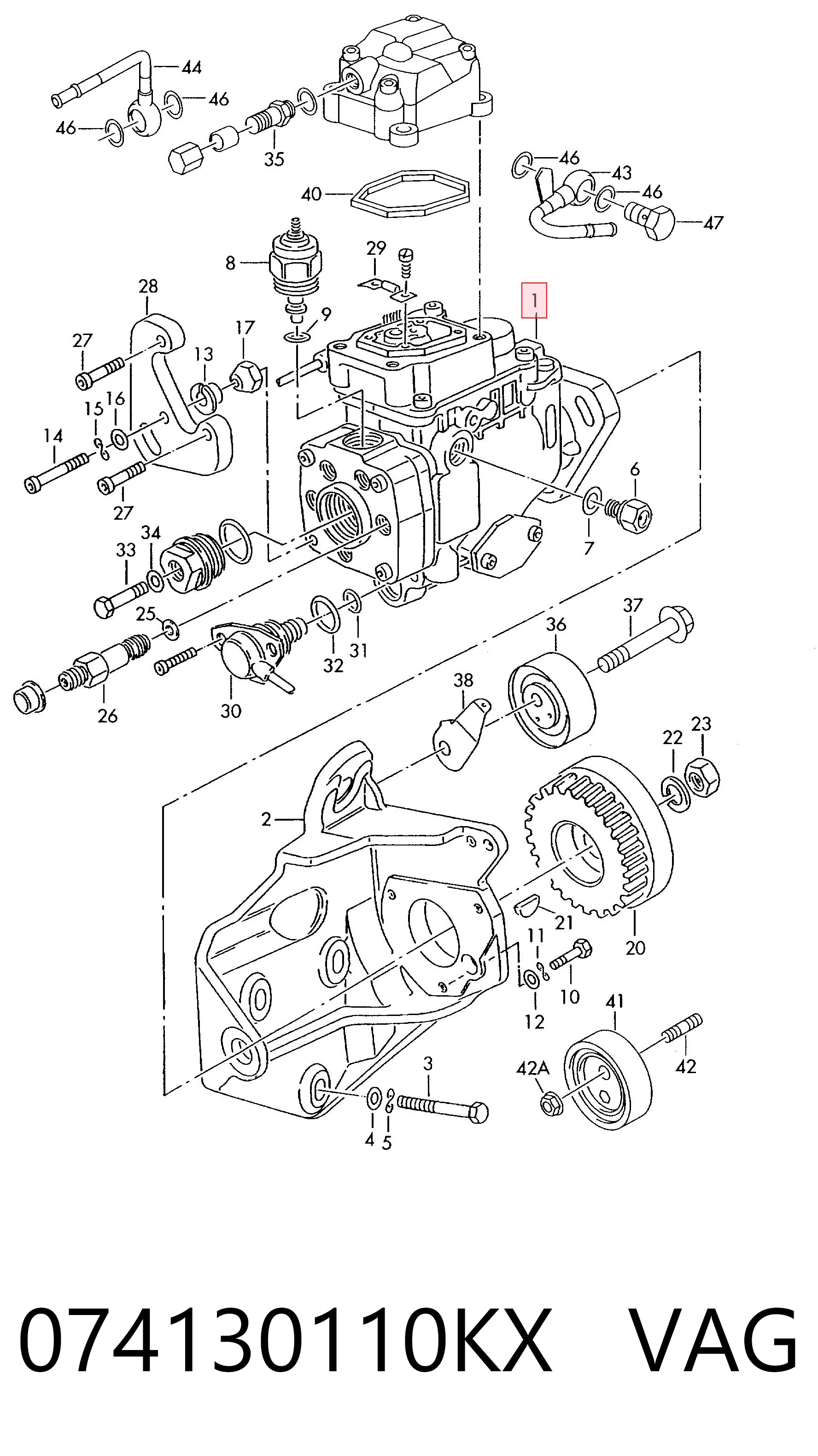 Купити 460415996 Bosch Насос паливний високого тиску (ПНВТ) - DIESEL