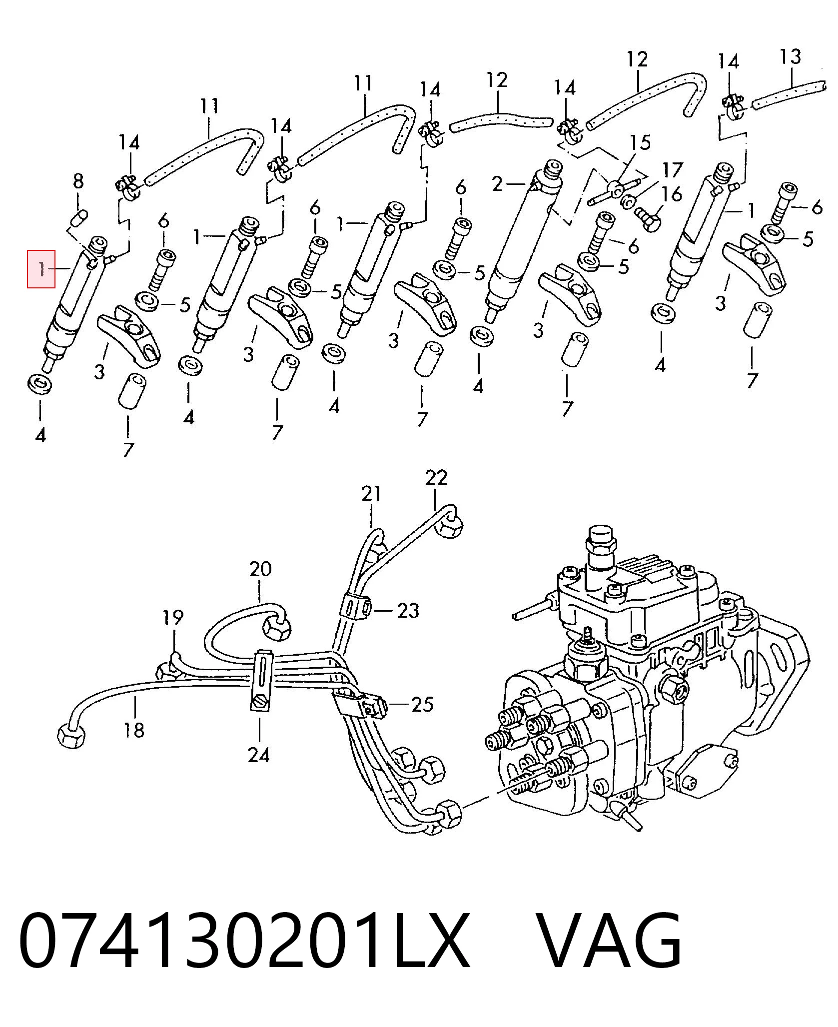 Форсунка паливна Engitech ENT251008 ціна, від 17.60 USD