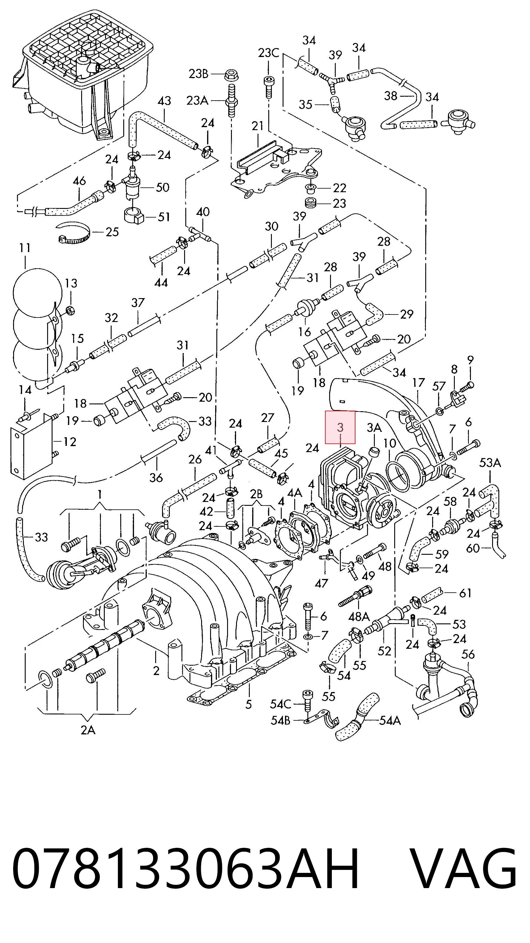 Купити 413159A1 Case Дросільна заслінка