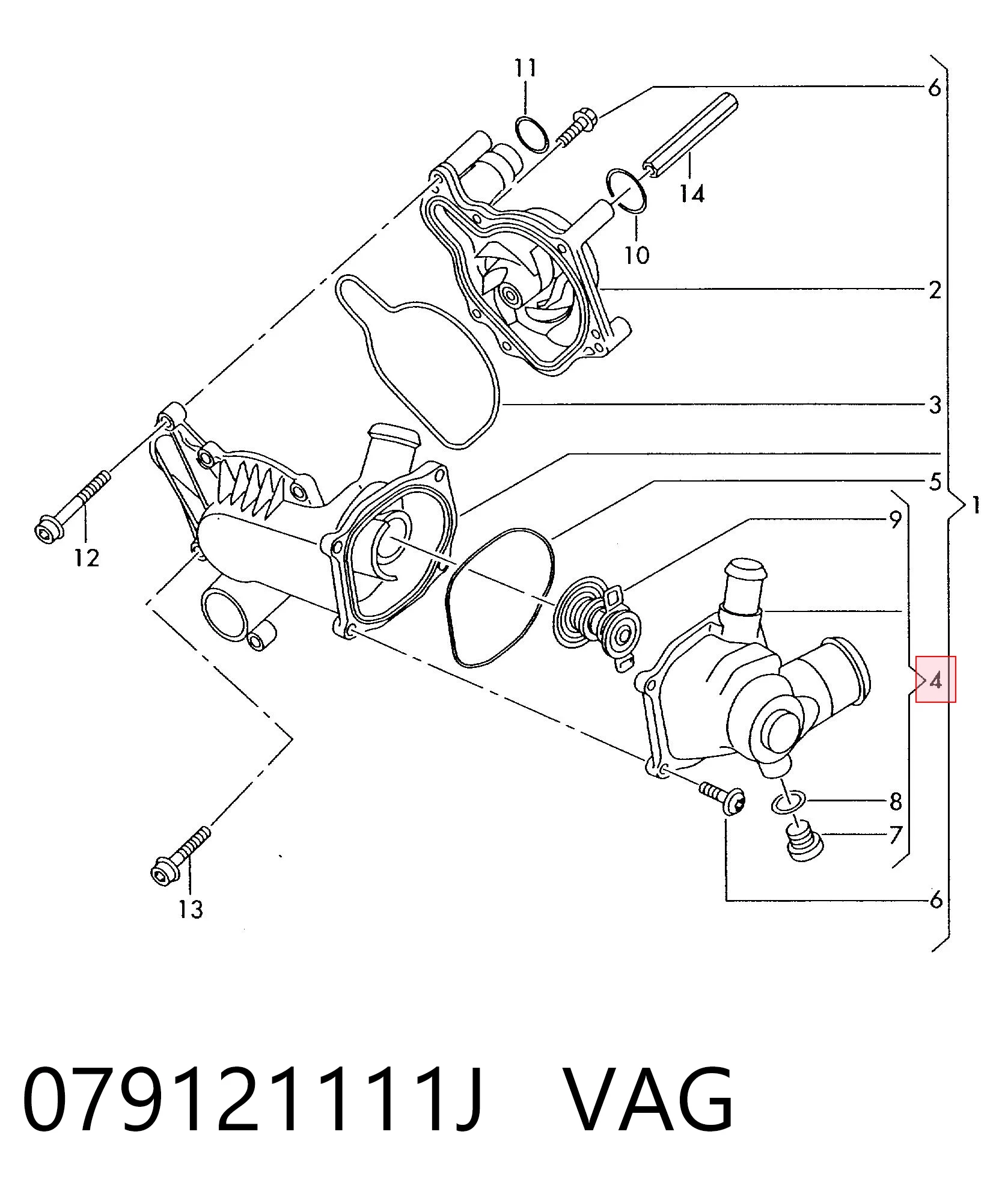 079121111J VAG
