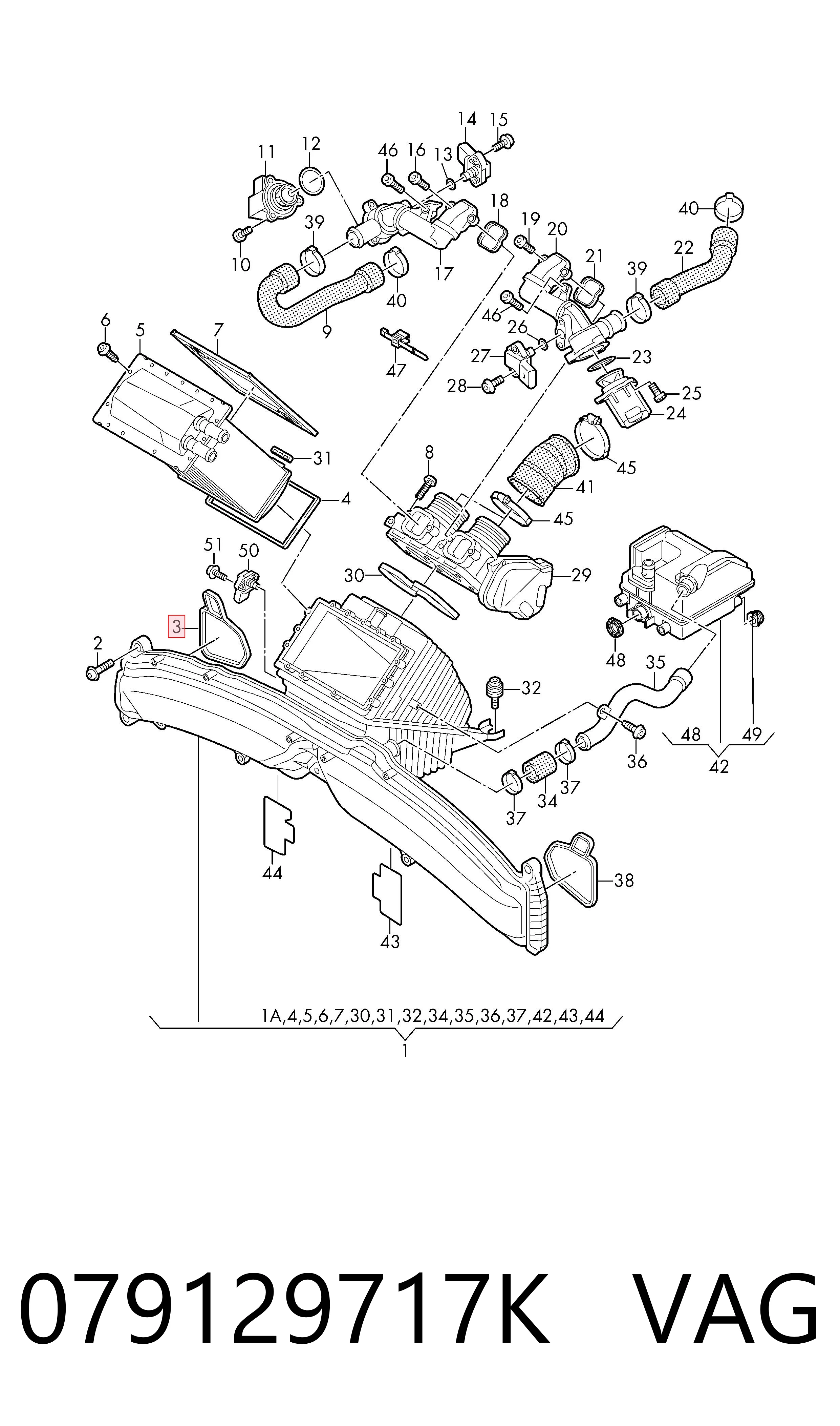  VAG 079129717K ціна, від 31.90 USD