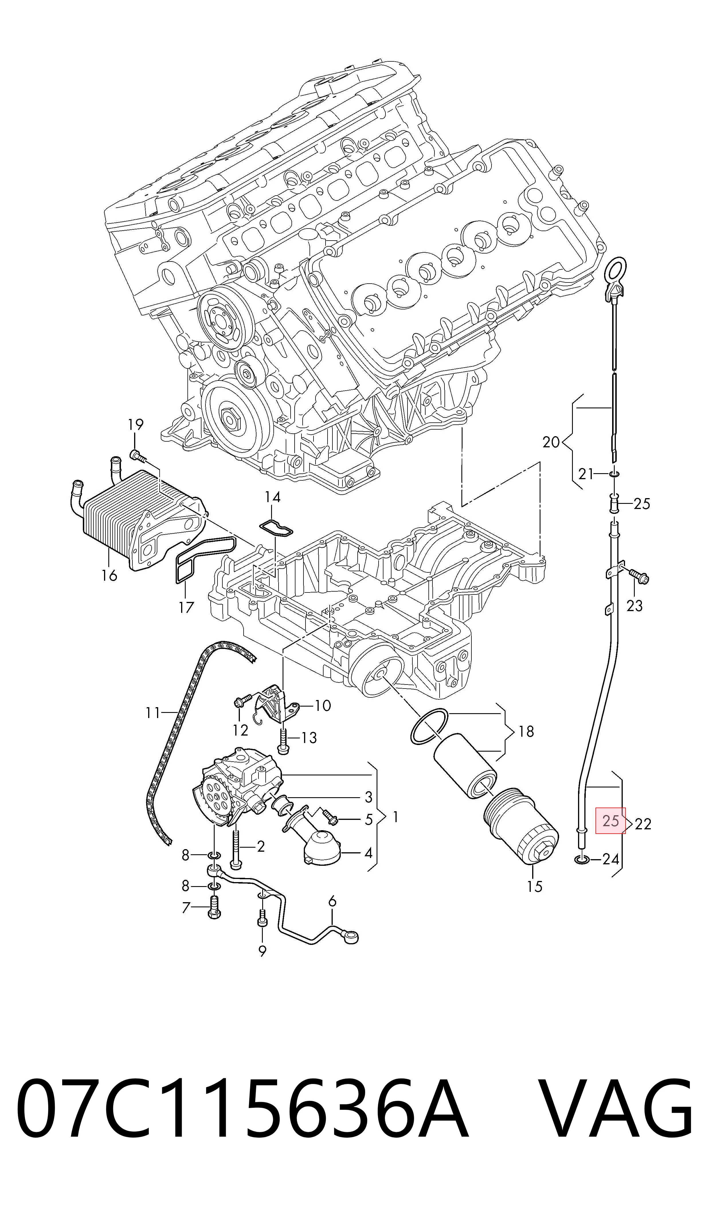  VAG 07C115636A ціна, від 12.39 USD