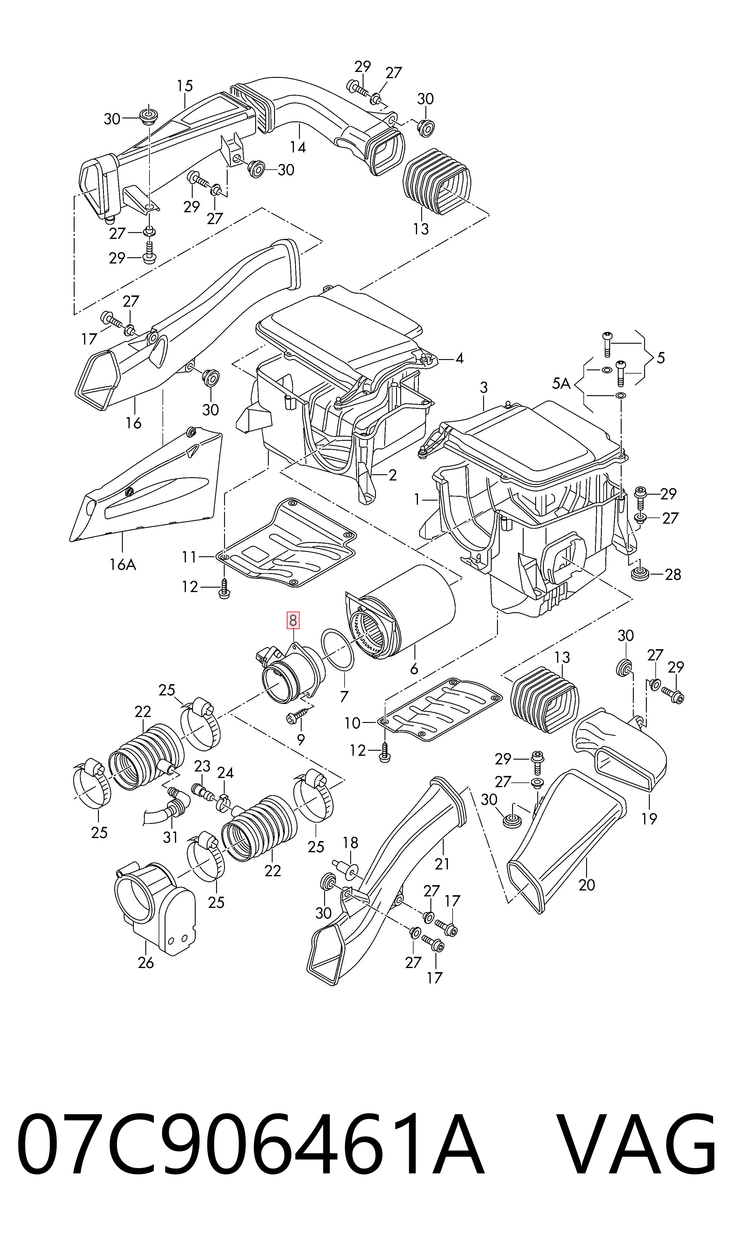 ДМРВ AMMQ19778 Magneti Marelli