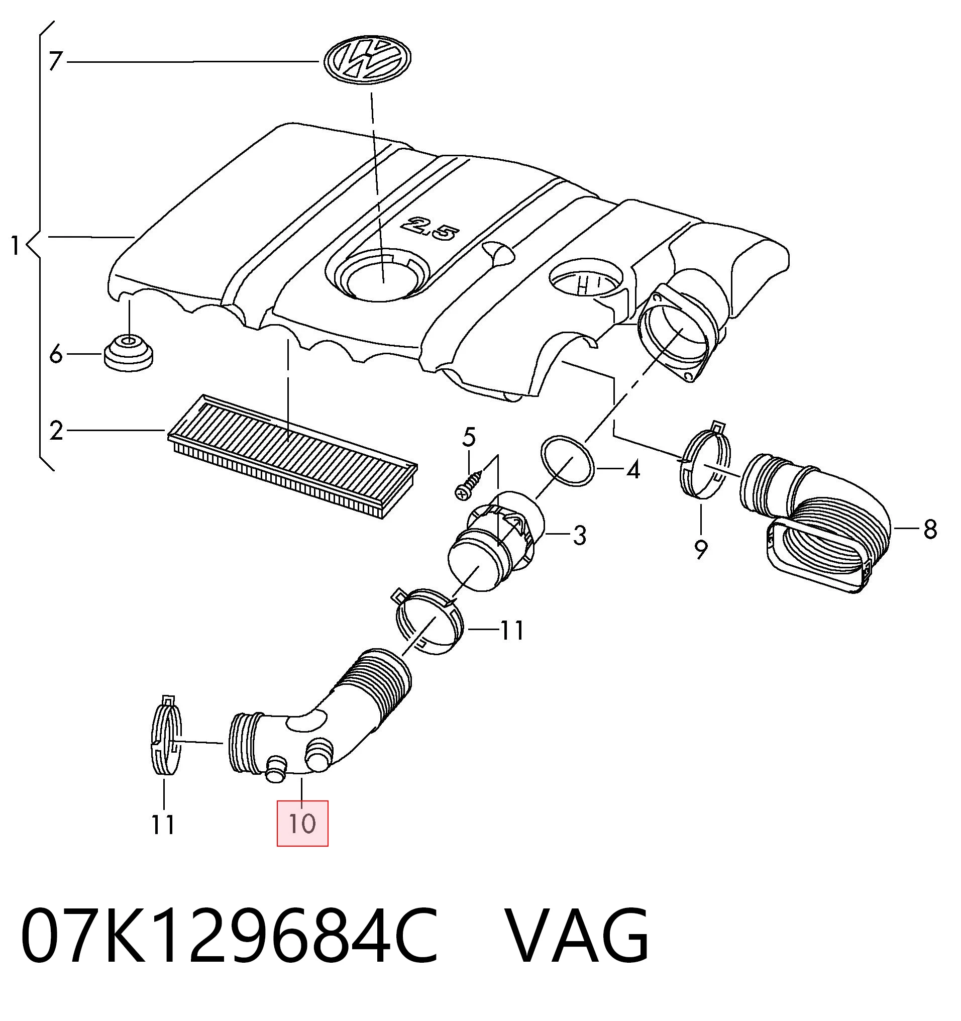 07K129684C VAG 