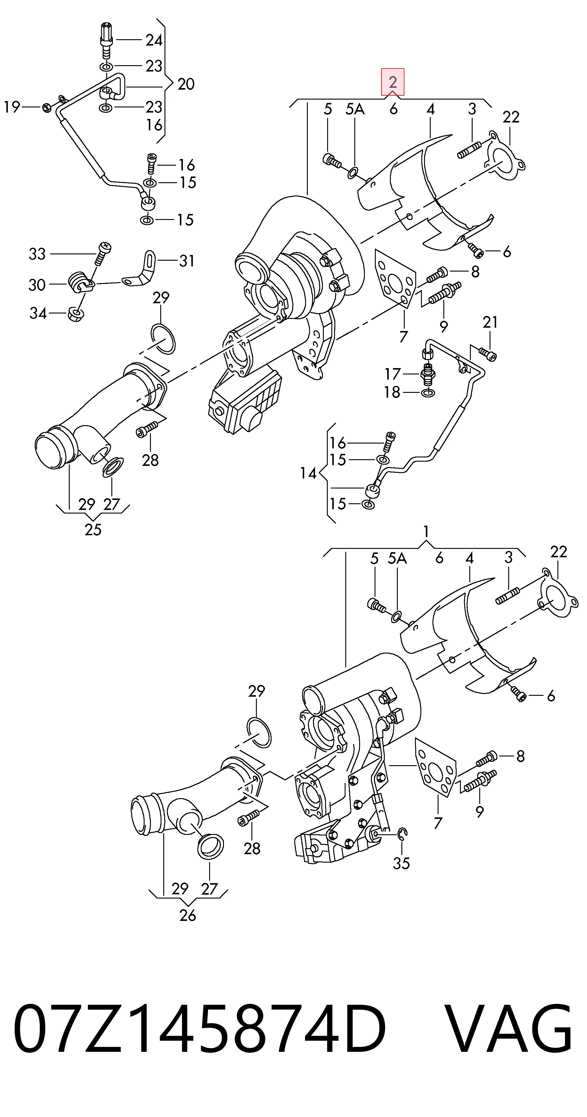 Турбіна Garrett 7428100005 ціна, від 166.11 USD