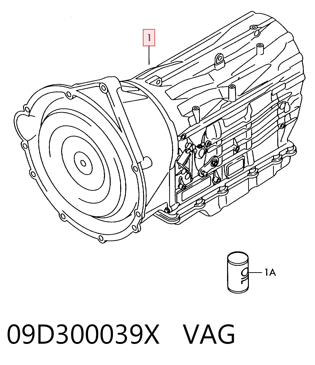 09D300039X VAG Автоматична коробка передач