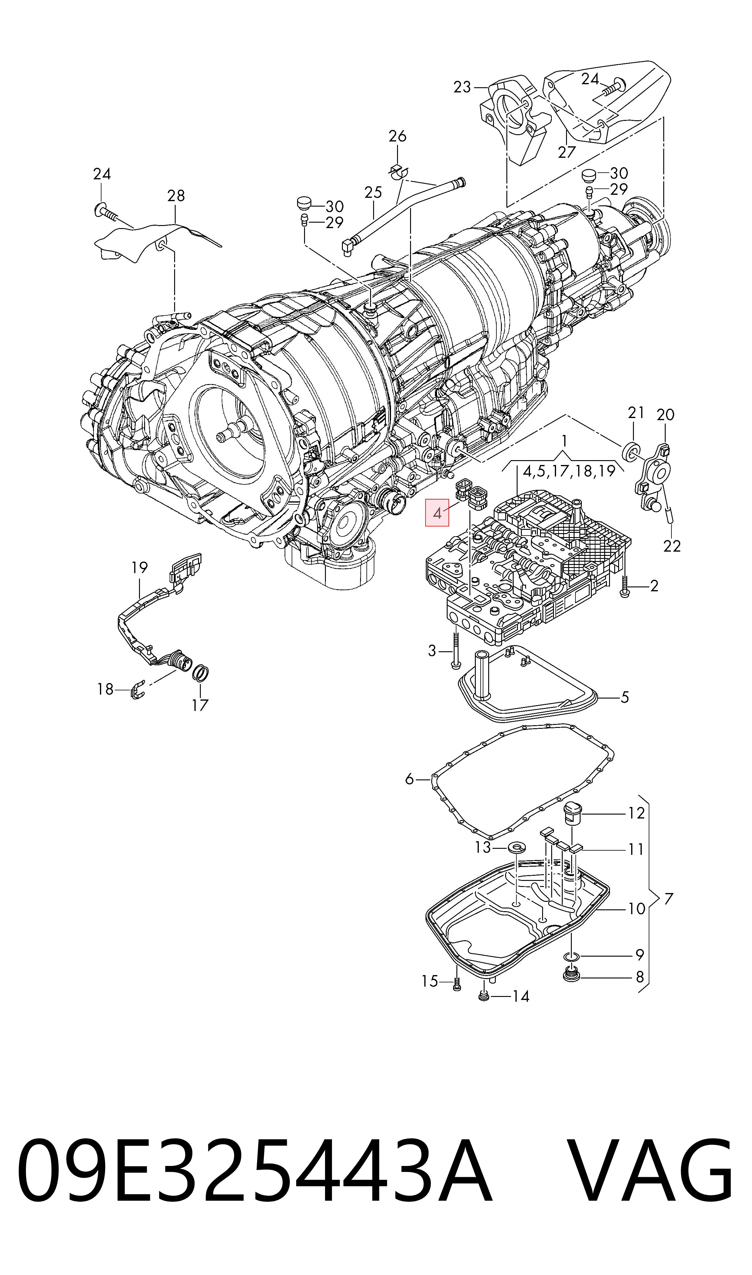 501216013 ZF Parts Прокладка гідроблока АКПП
