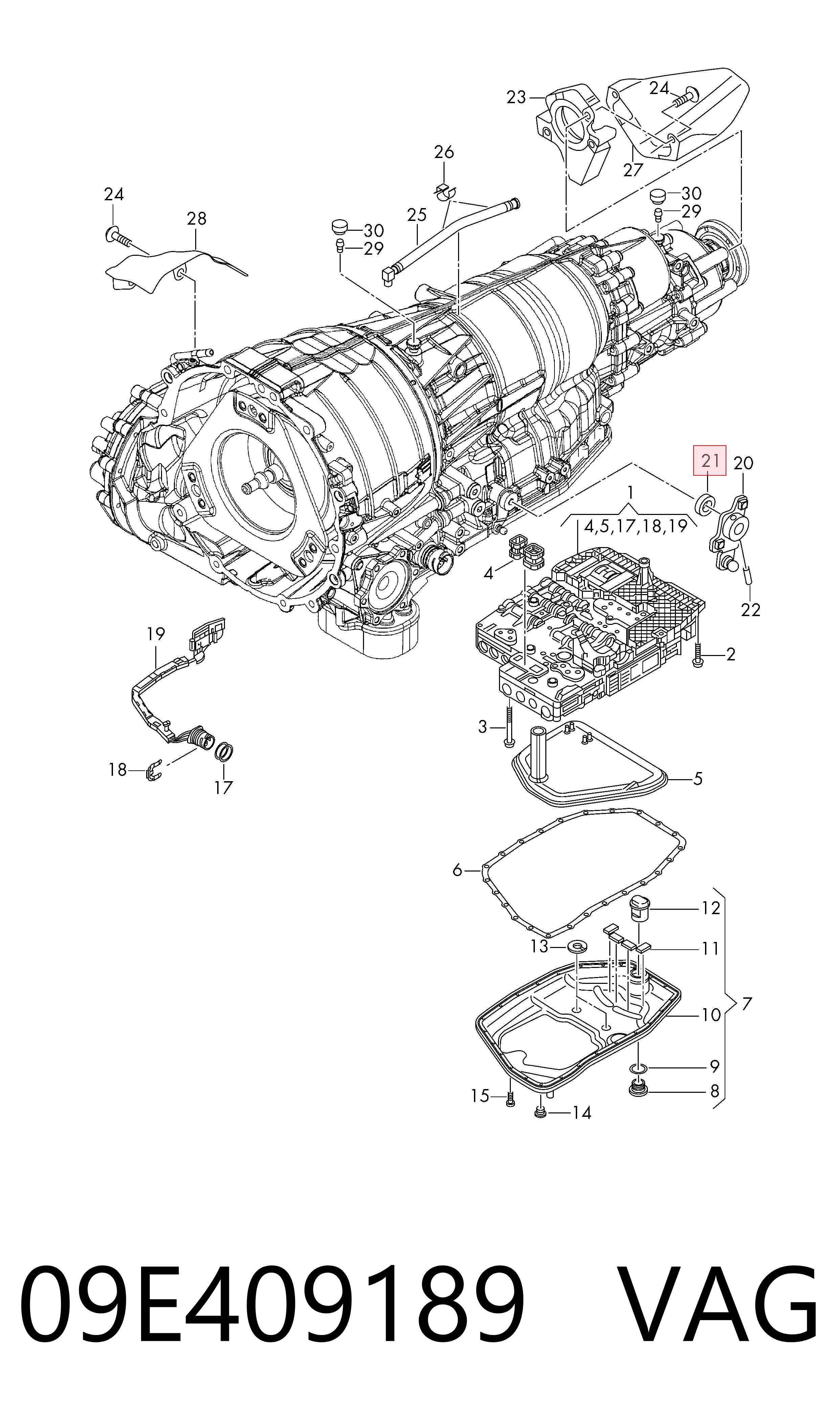 Сальник коробки передач ZF Parts 734319801