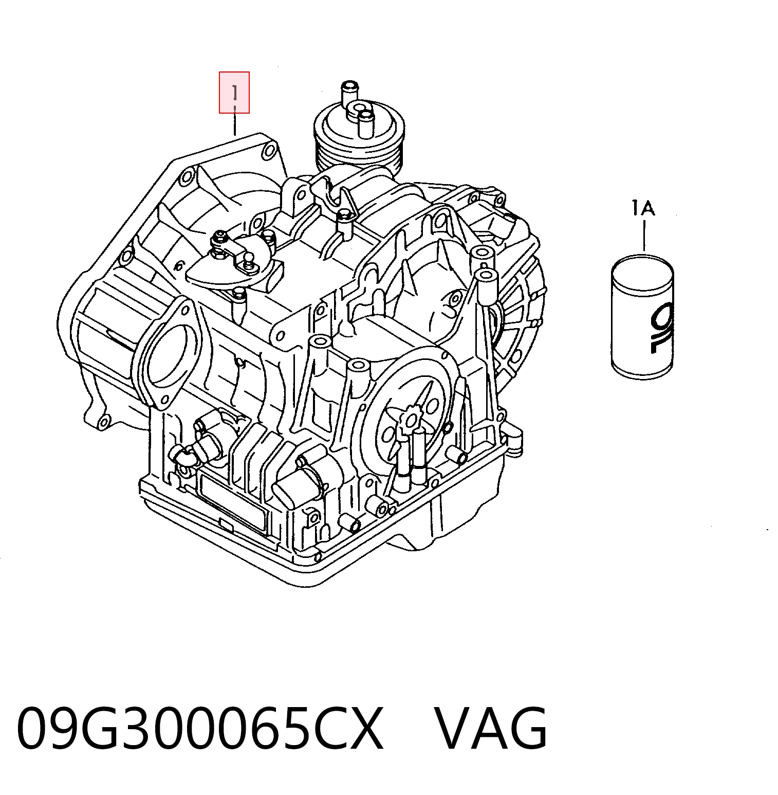 09G300065CX VAG Автоматична коробка передач