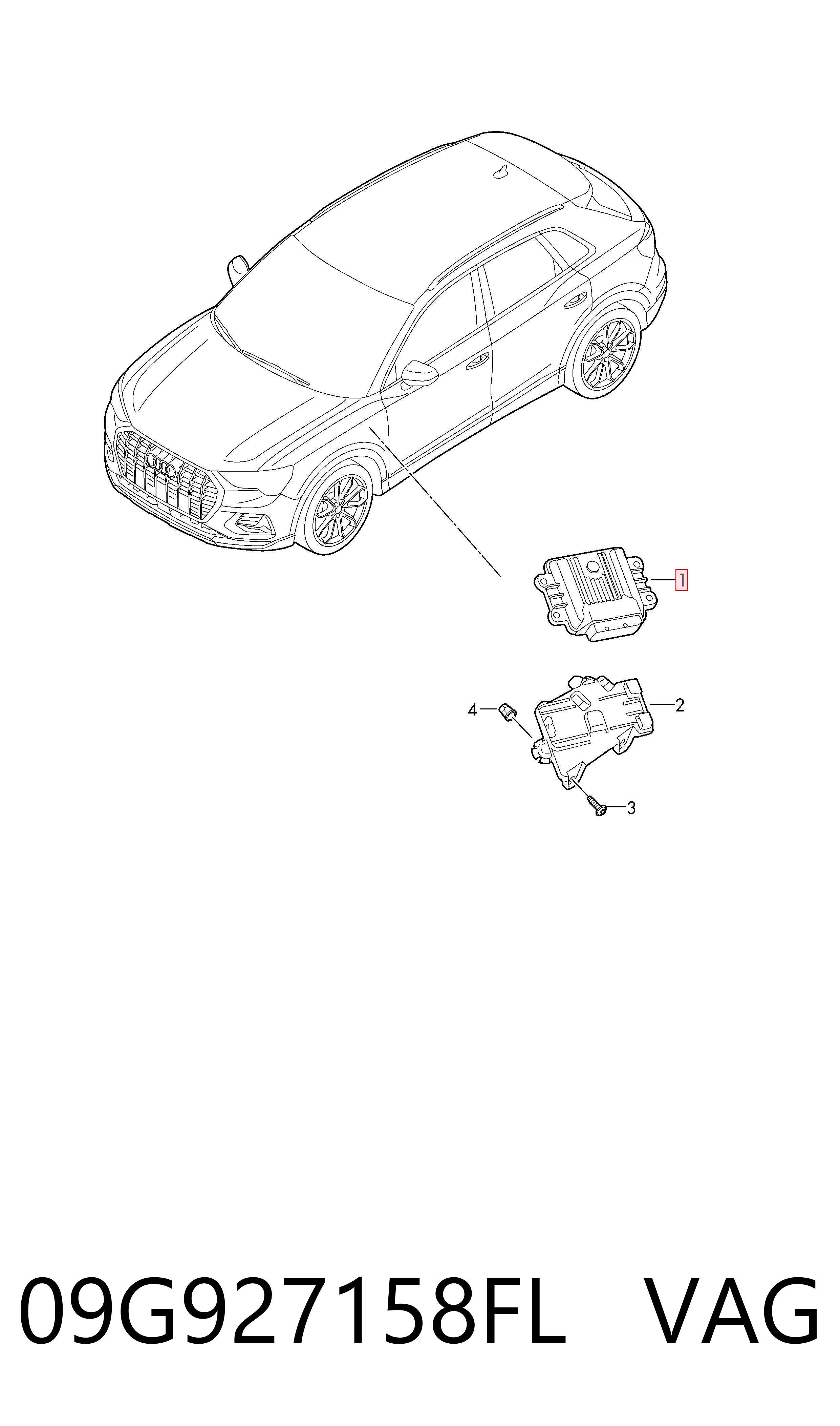  VAG 09G927158FL ціна, від 422.51 USD