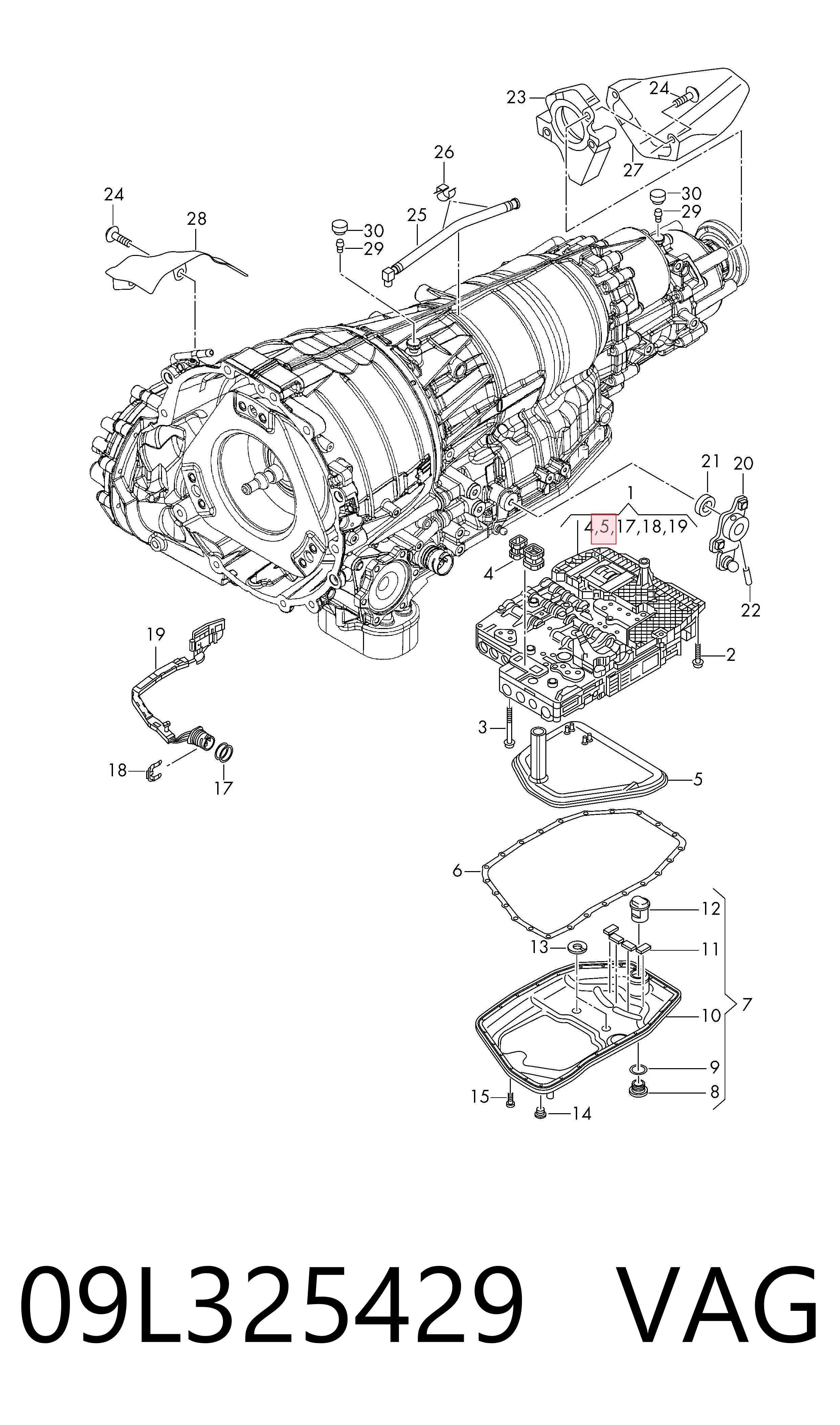 09L325429 VAG Масло в коробку автомат