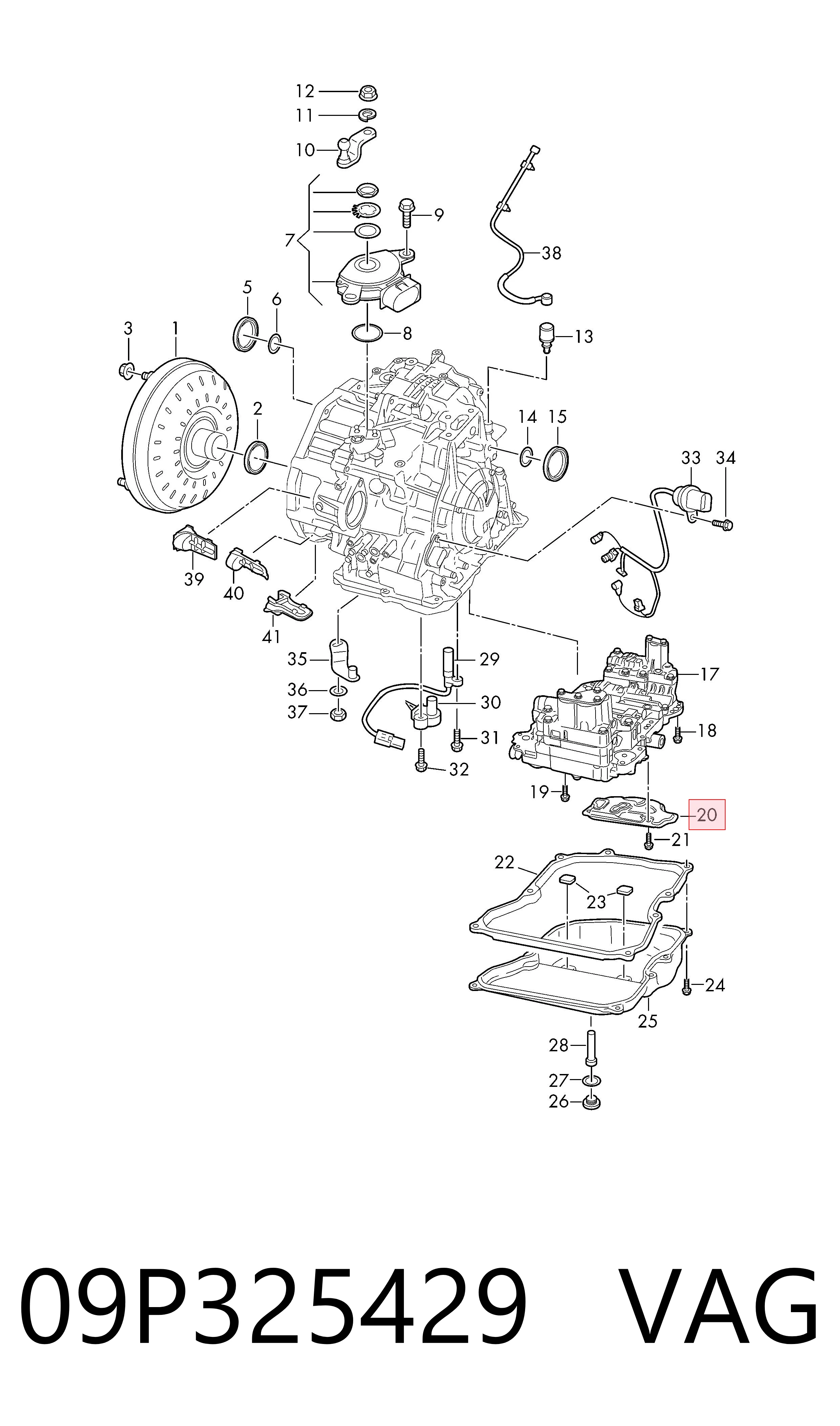 09P325429 VAG Масло в коробку автомат