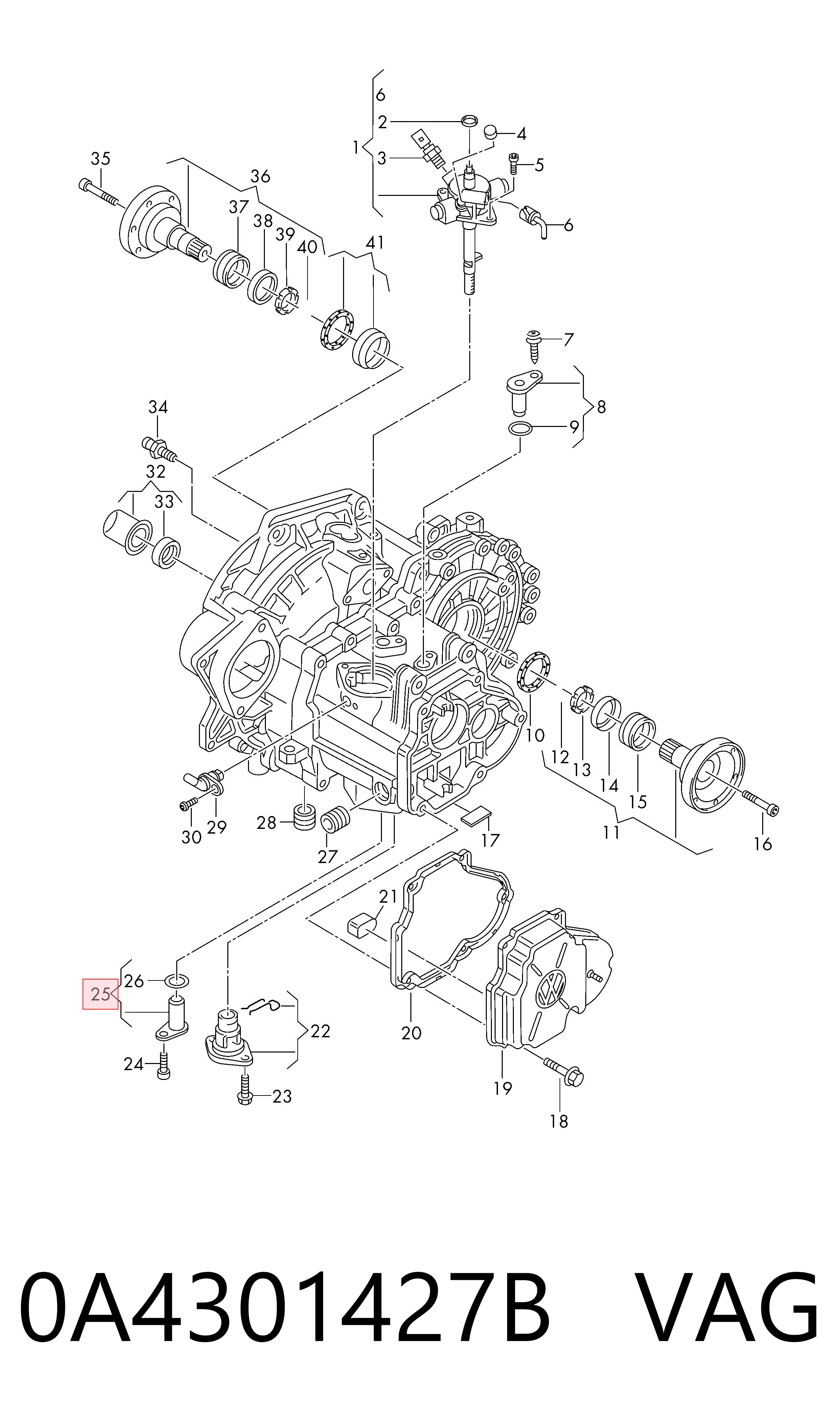 0A4301427B VAG 