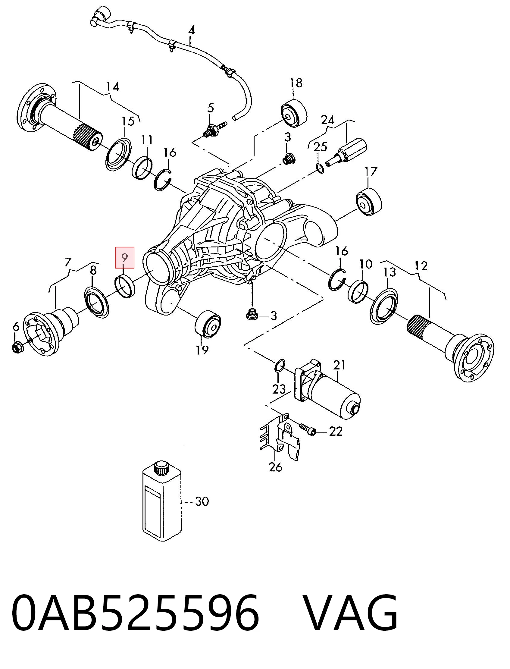 0AB525596 VAG 