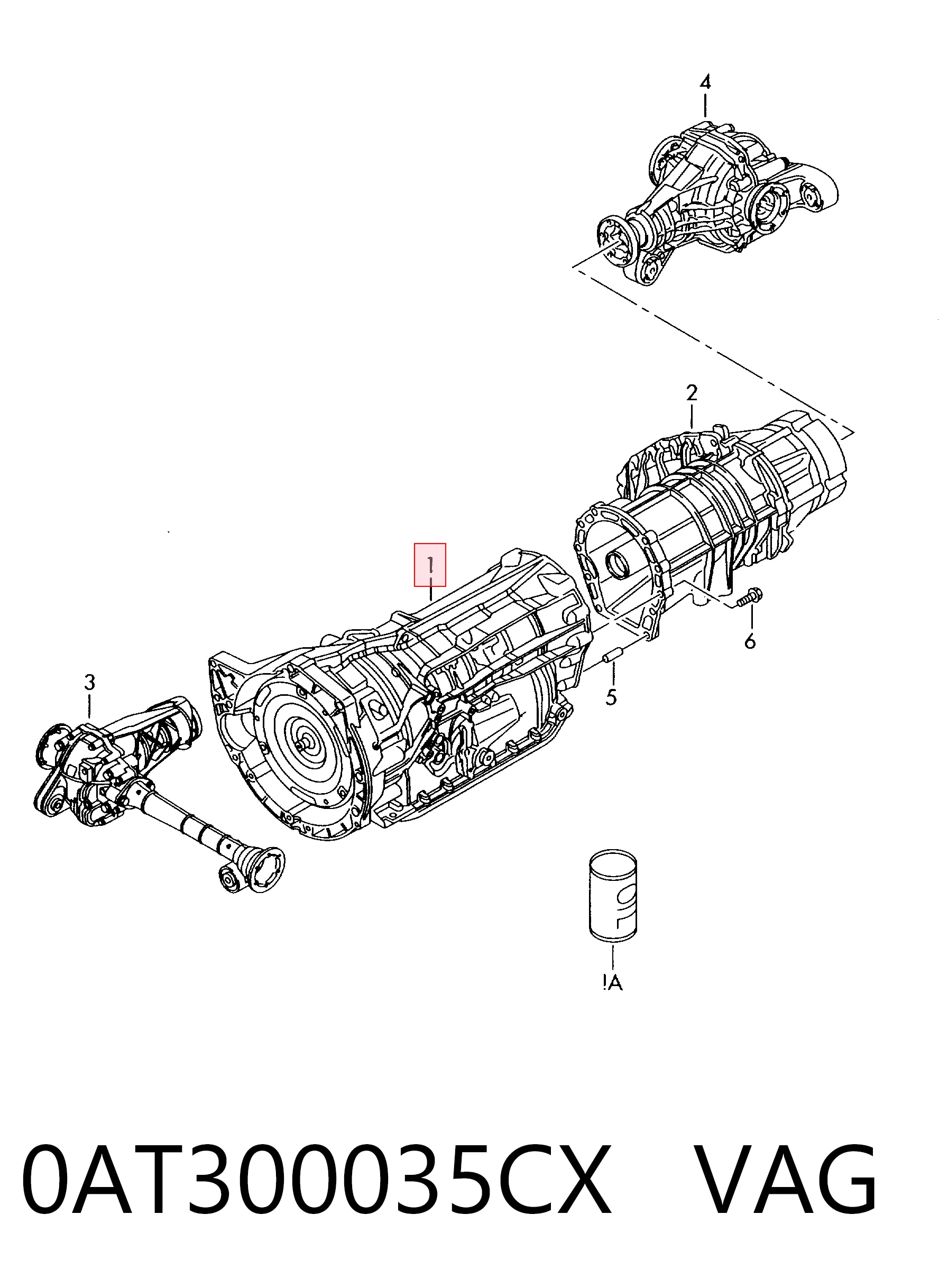 0AT300035CX VAG Автоматична коробка передач