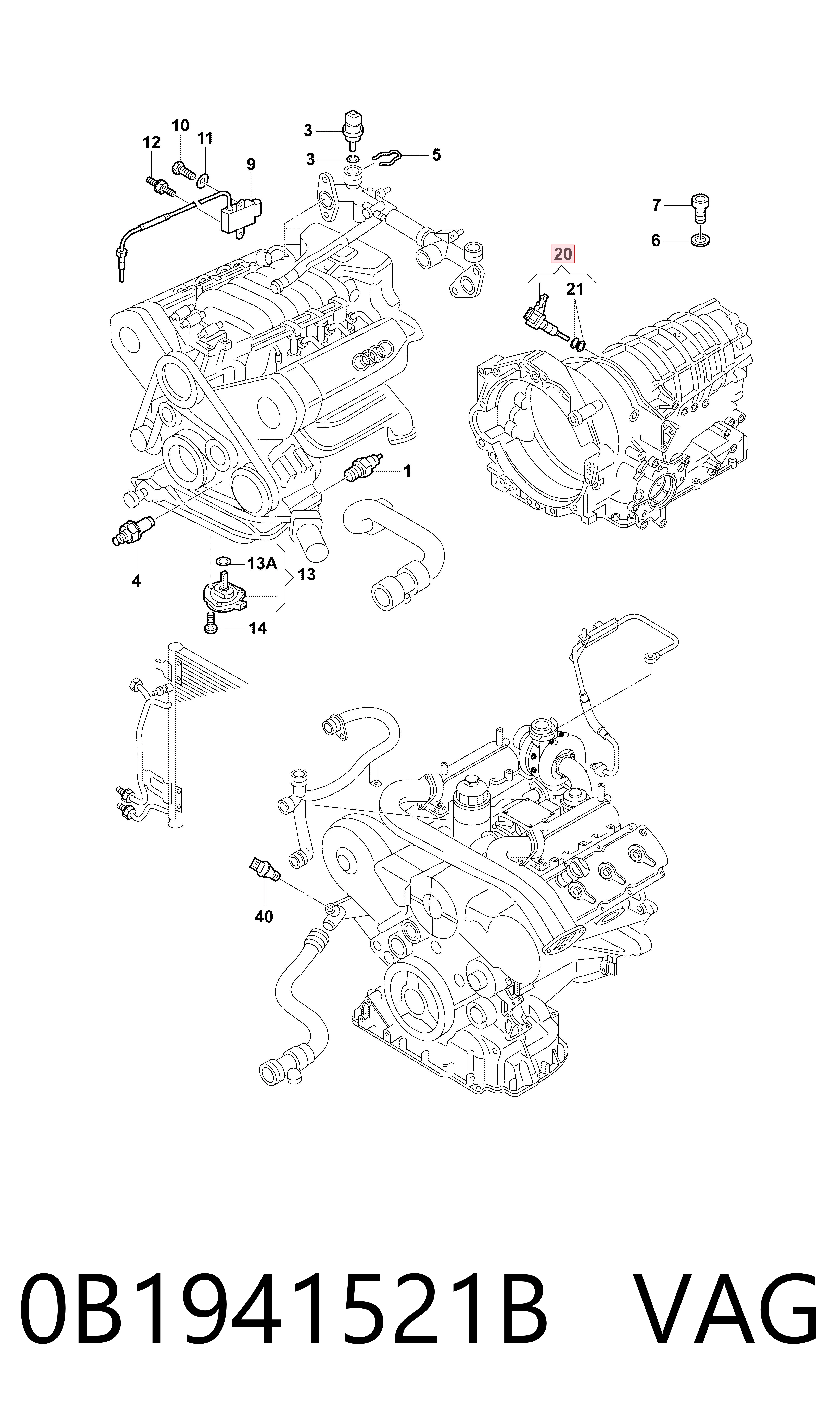 Купити Датчик заднього ходу Audi Q3  8UB, 8UG