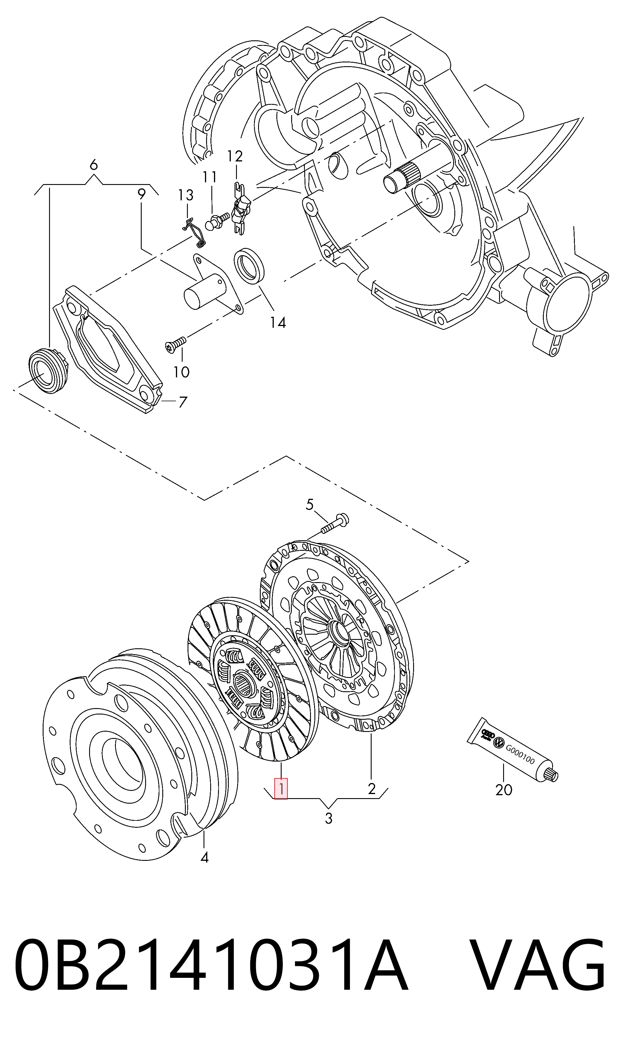 Диск зчеплення на Audi A4 B8 8K2