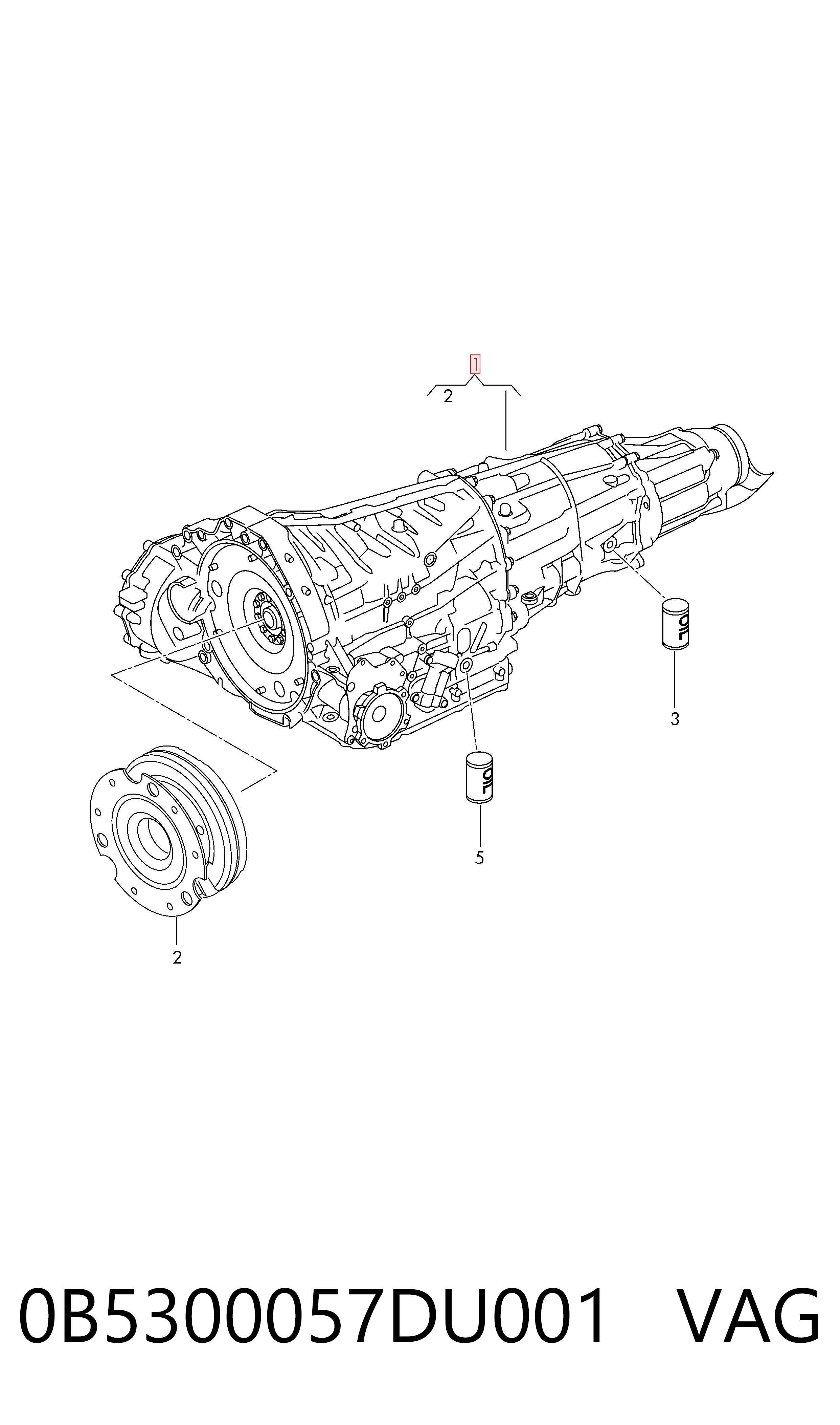 0B5300057DU001 VAG