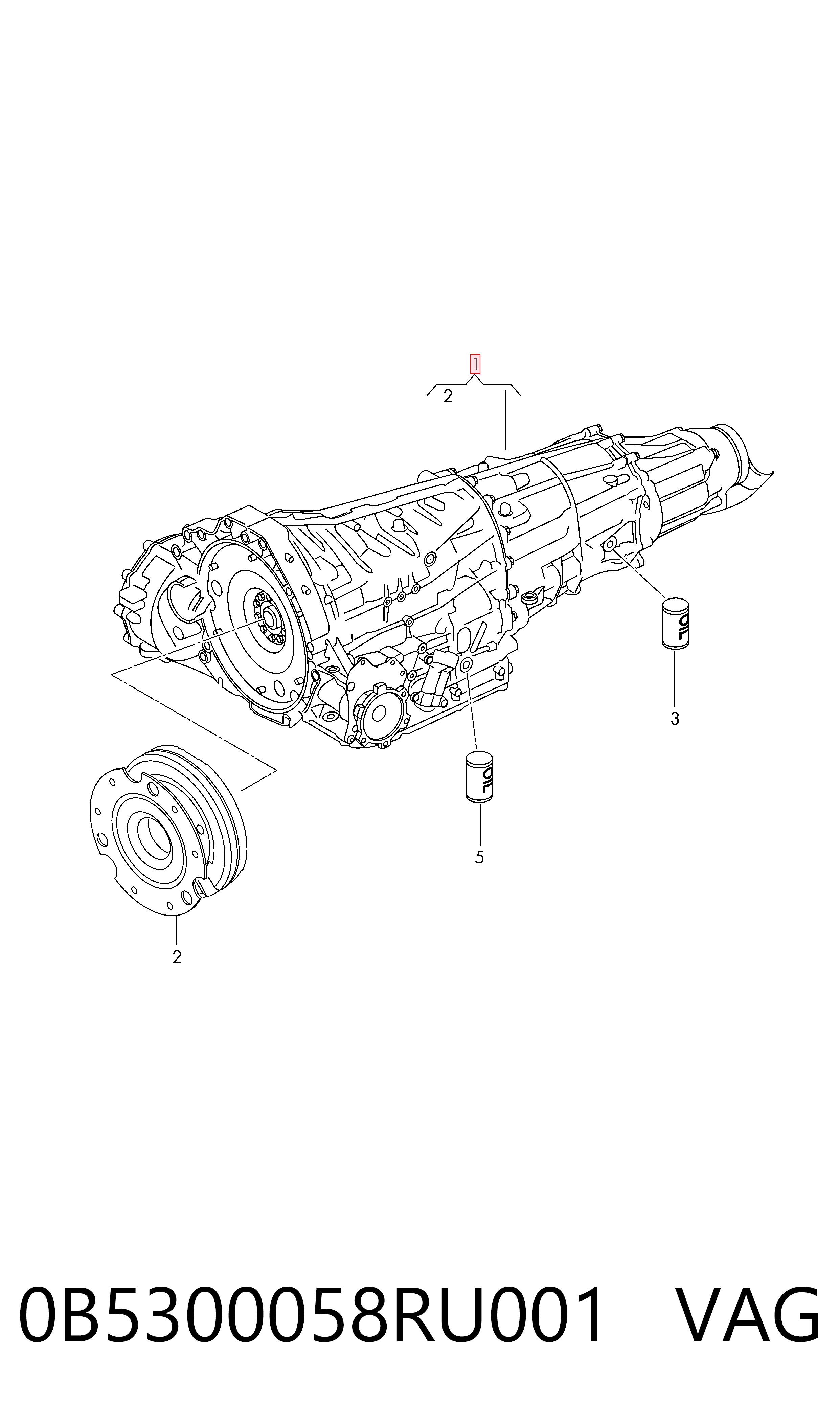 0B5300058RU001 VAG