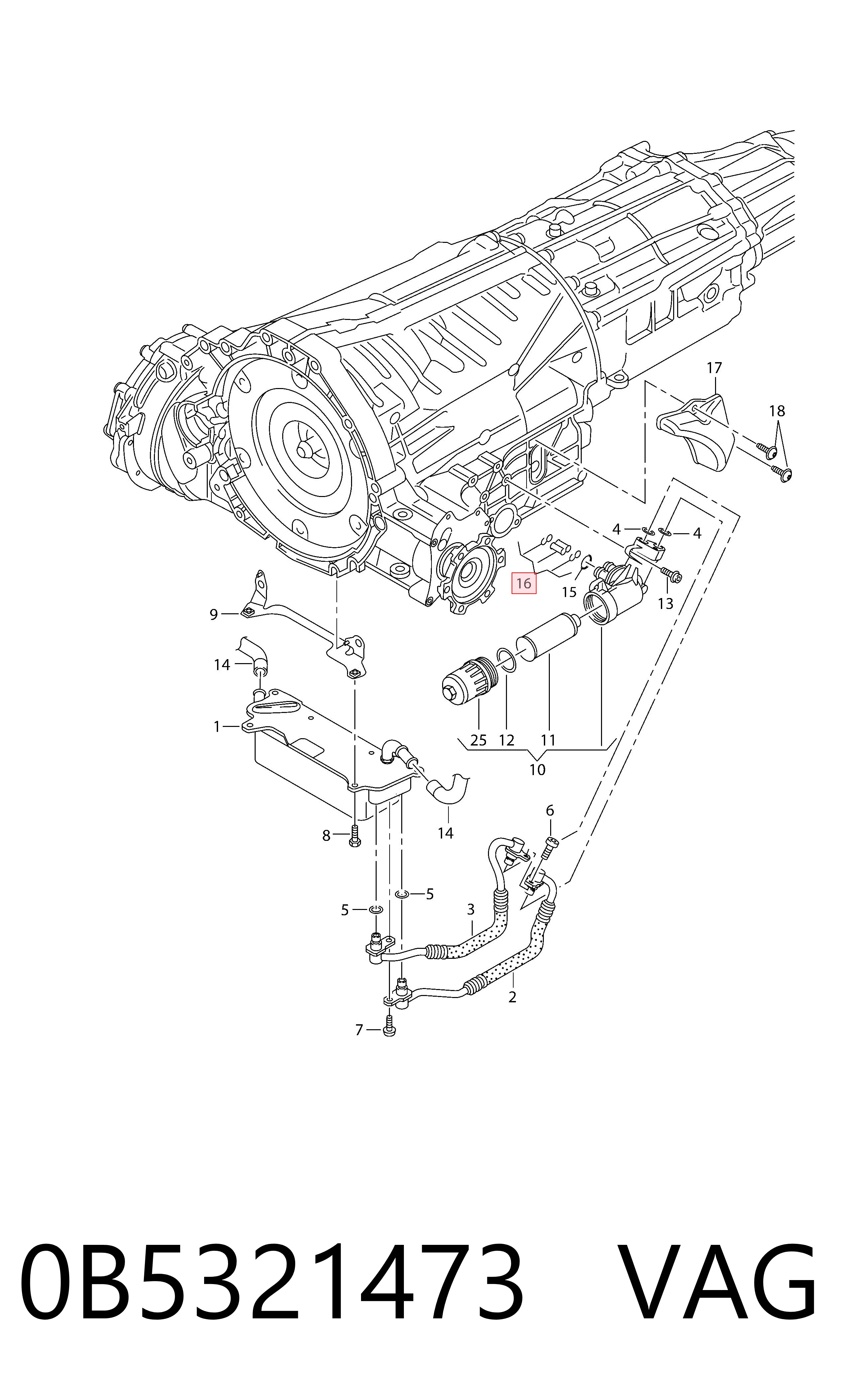  VAG 0B5321473 ціна, від 48.11 USD