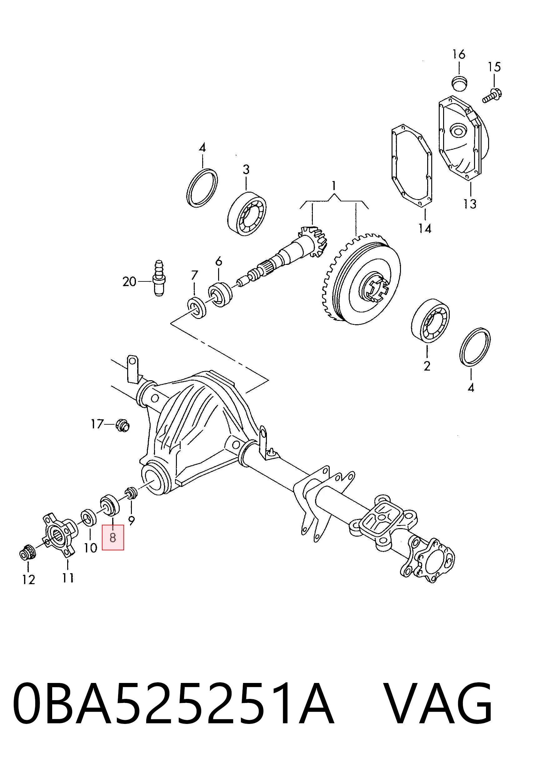 0BA525251A VAG 