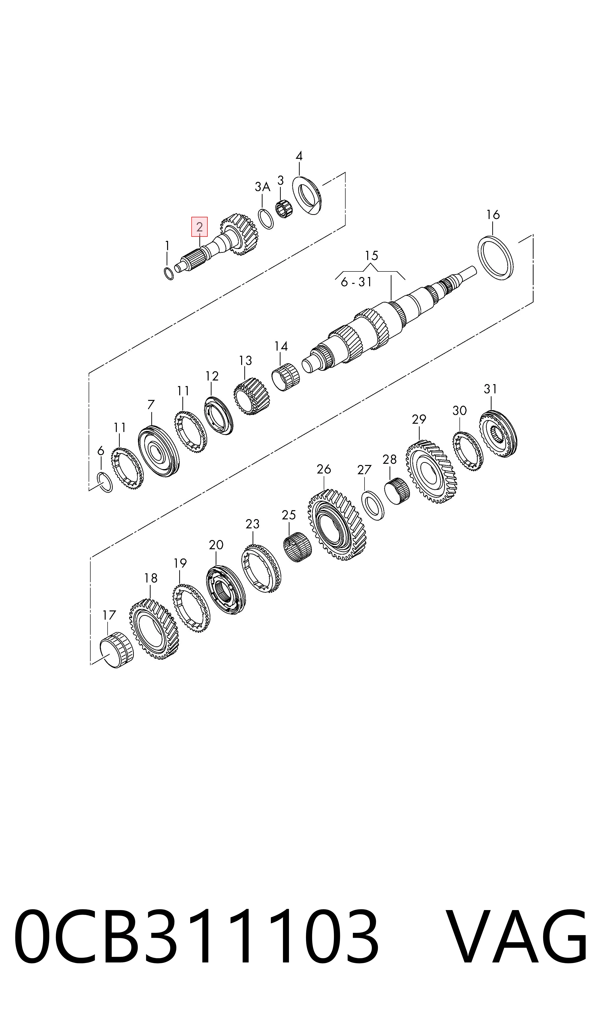 Купити 0CB311103 VAG 