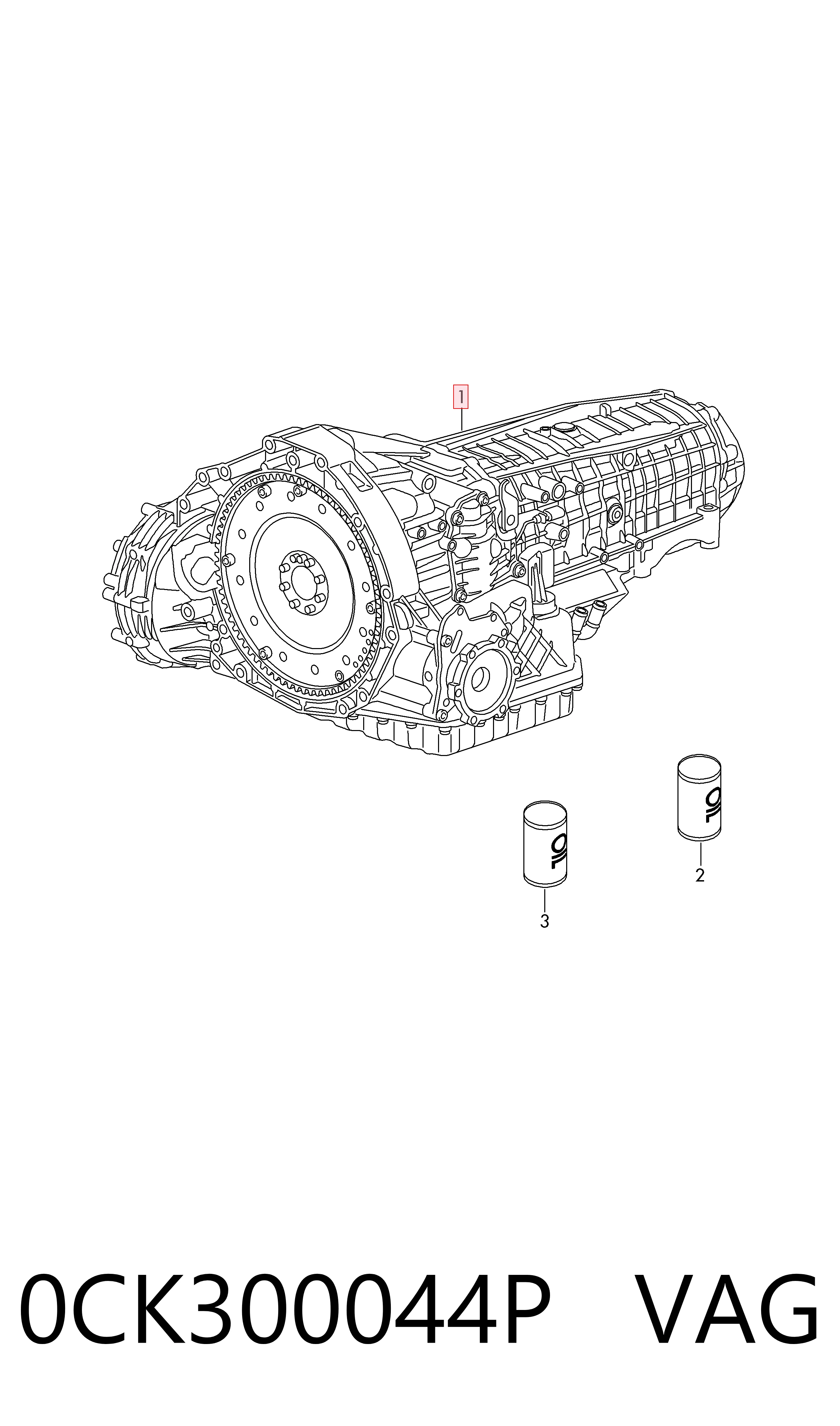 0CK300044P VAG Автоматична коробка передач