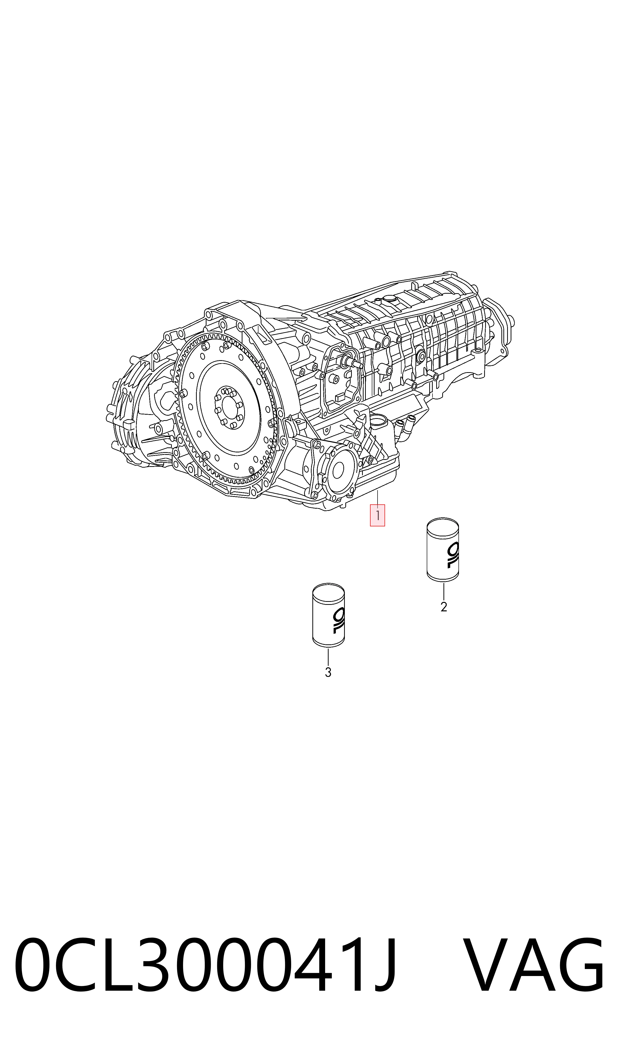 0CL300041J VAG Автоматична коробка передач