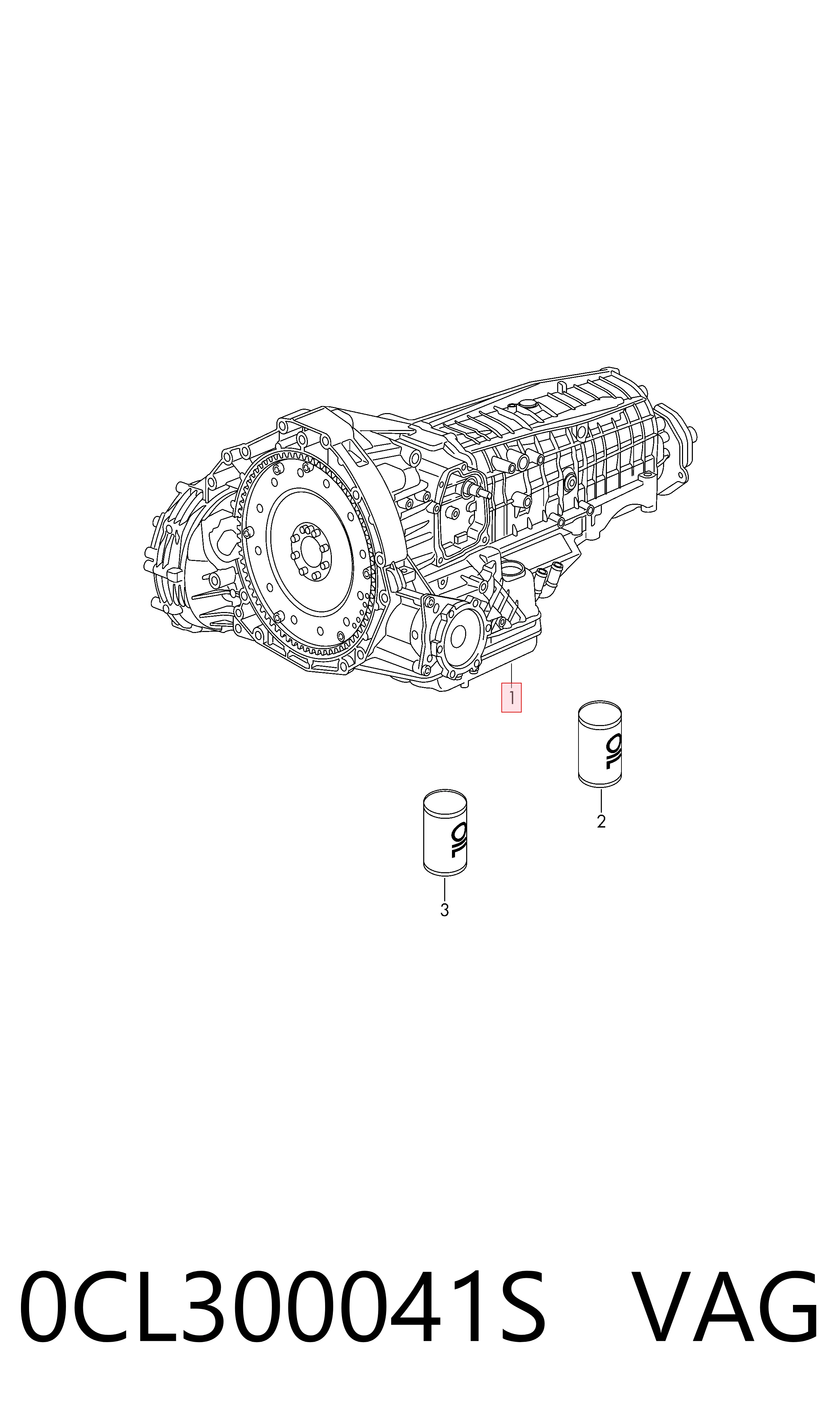 0CL300041S VAG Автоматична коробка передач