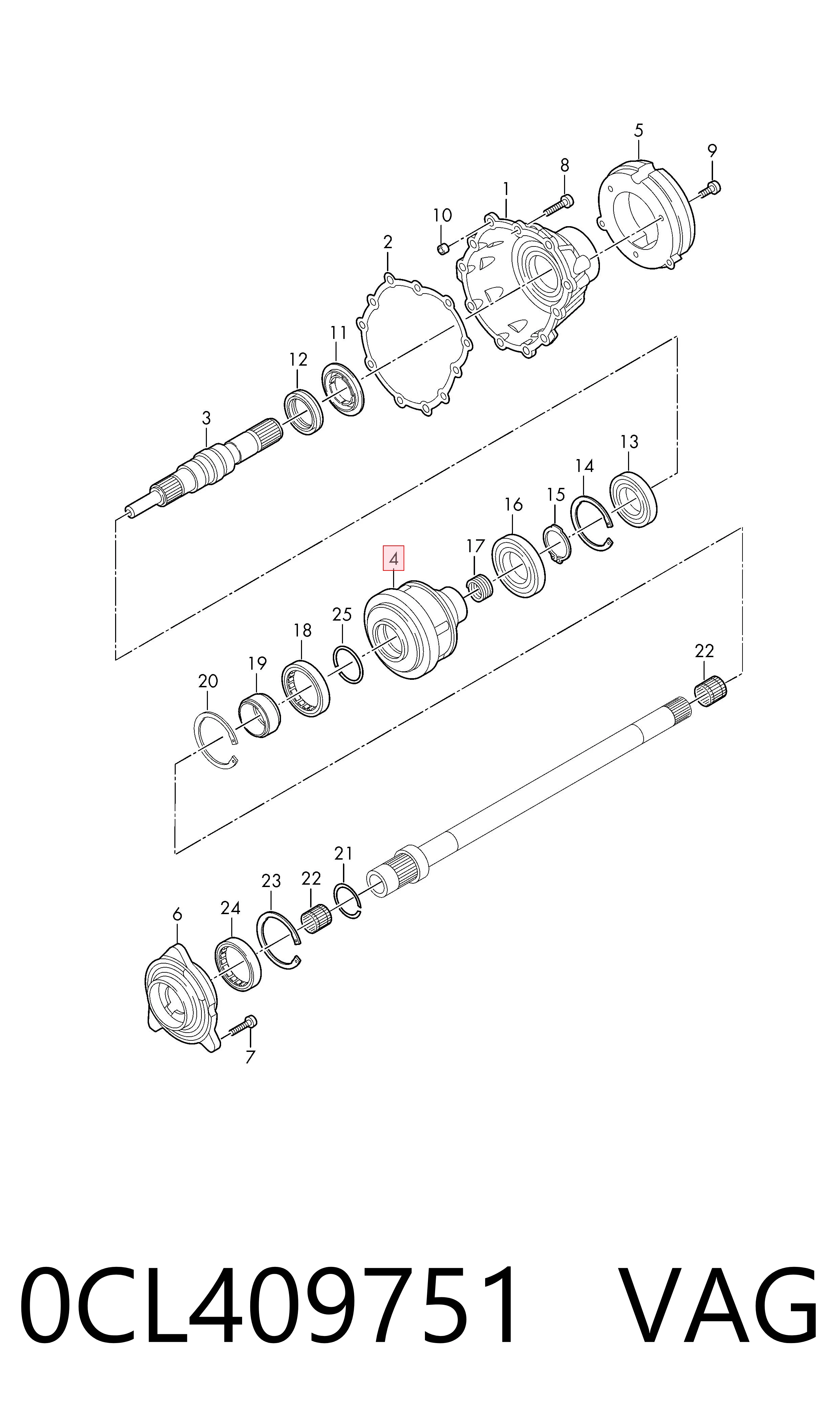 Купити 0CL409751 VAG 