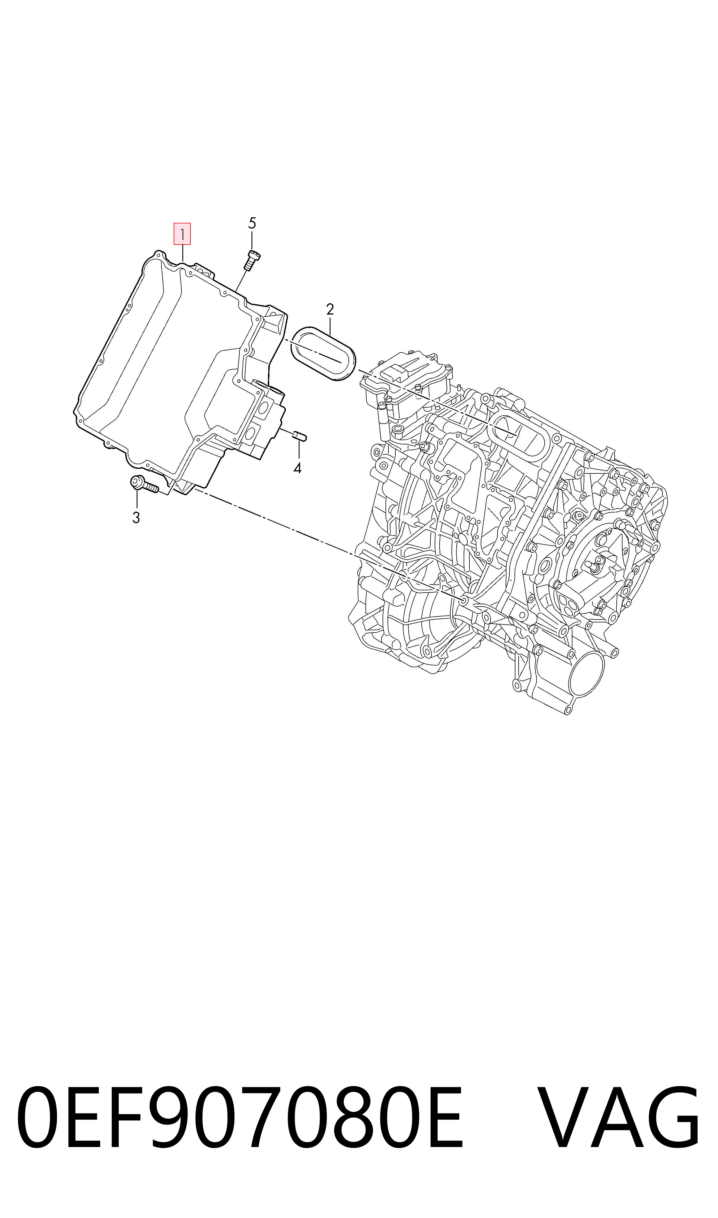 0EF907080E VAG Инвентор струму