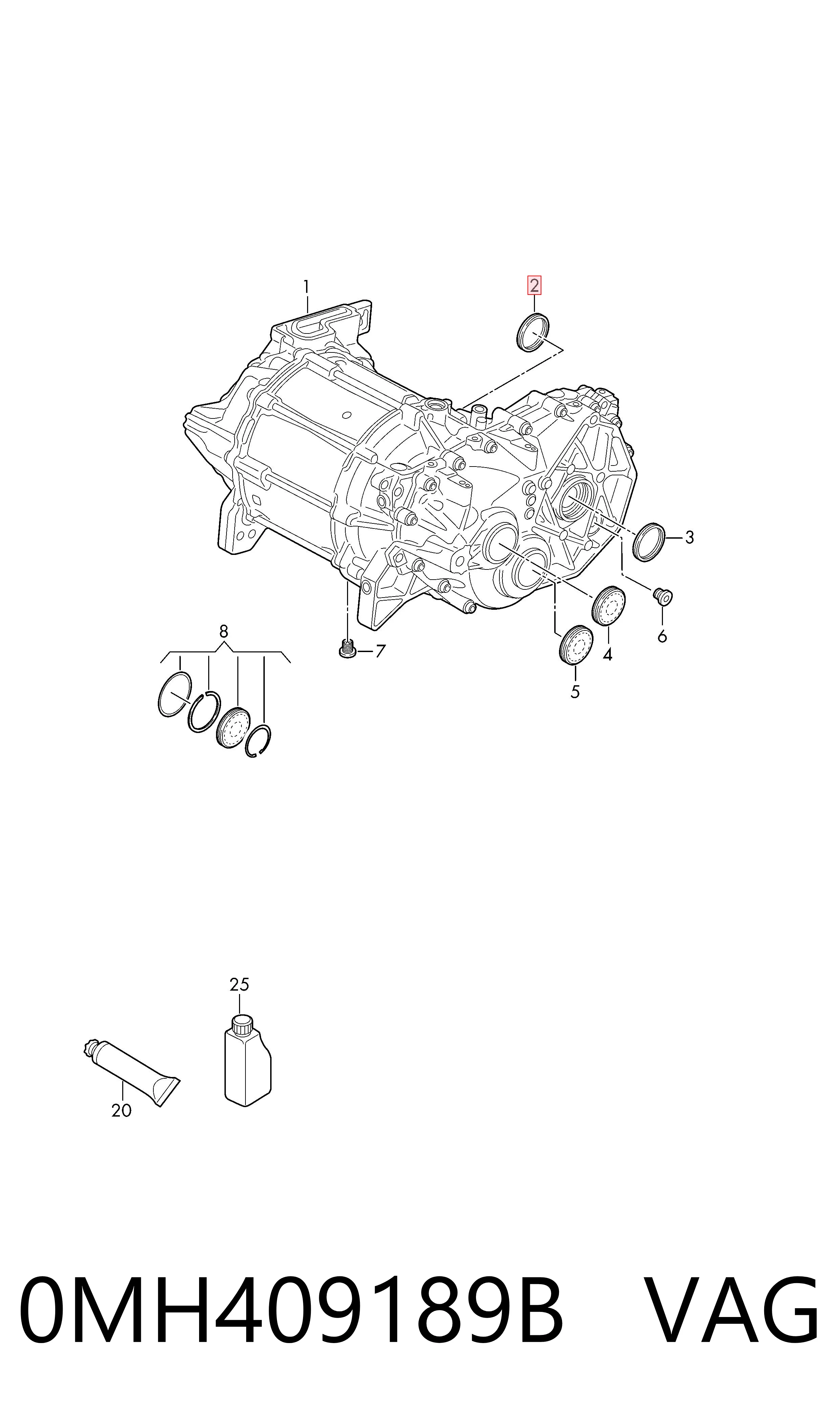 0MH409189B VAG 