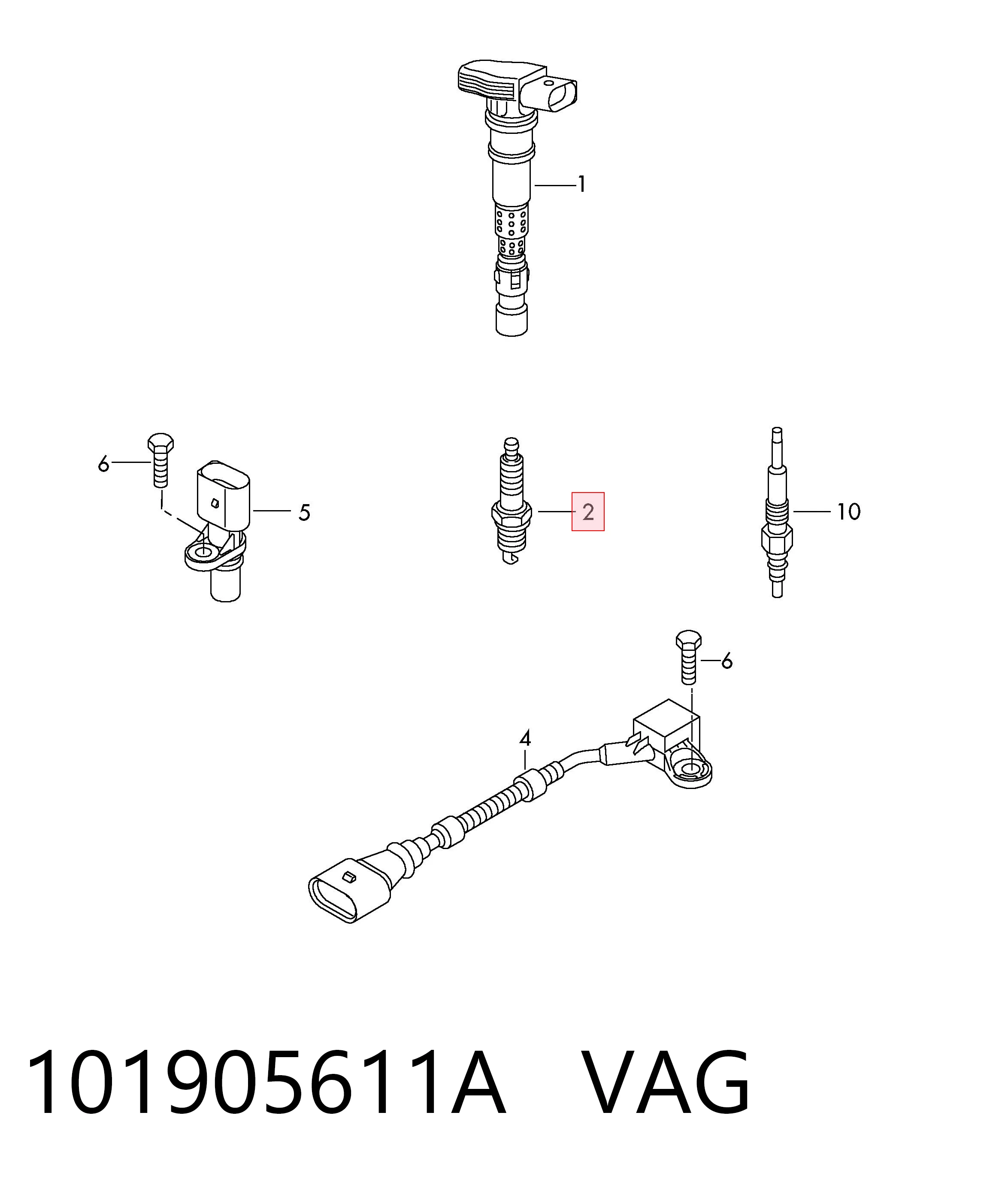 101905611A VAG Свіча запалювання