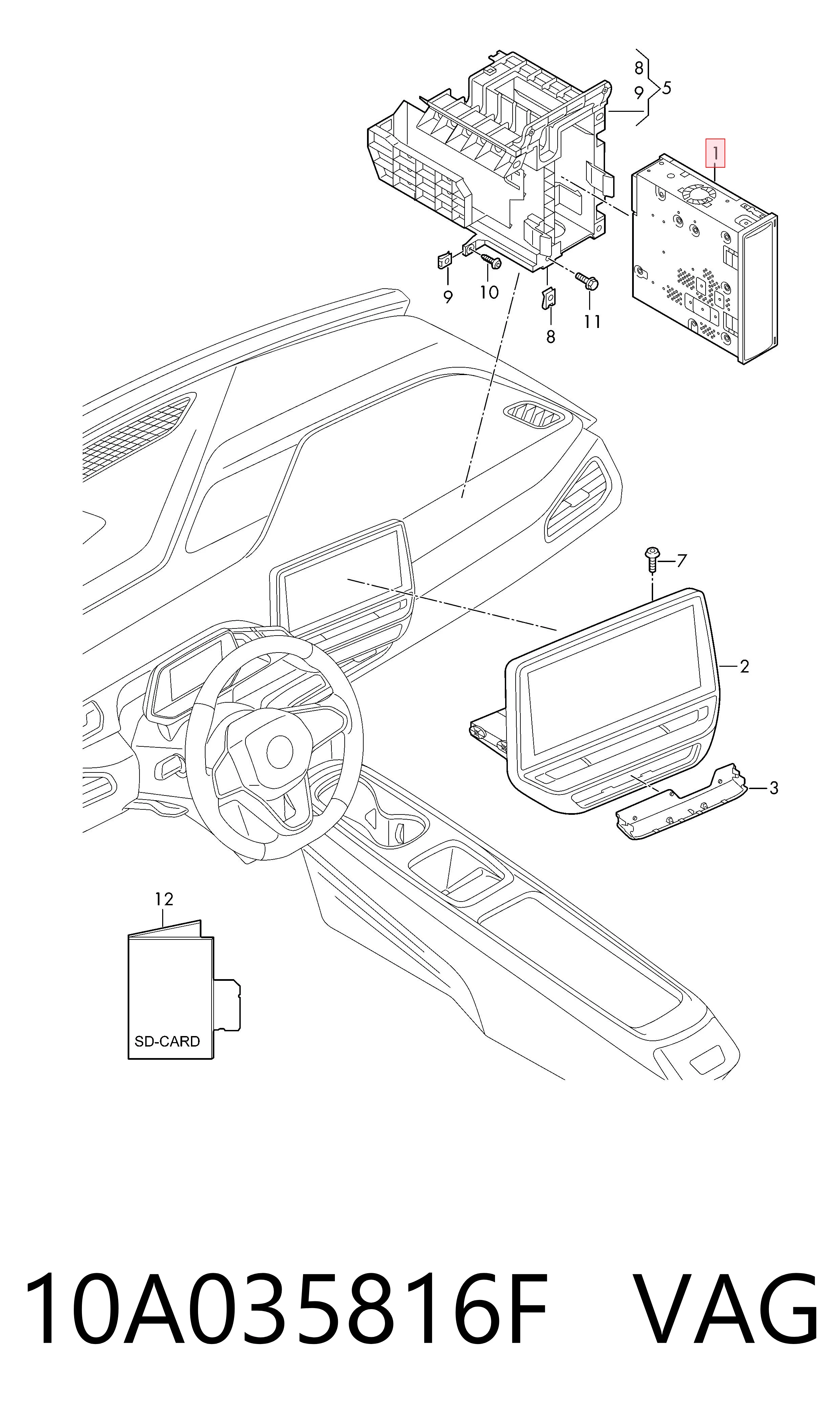  VAG 10A035816F ціна, від 277.71 USD