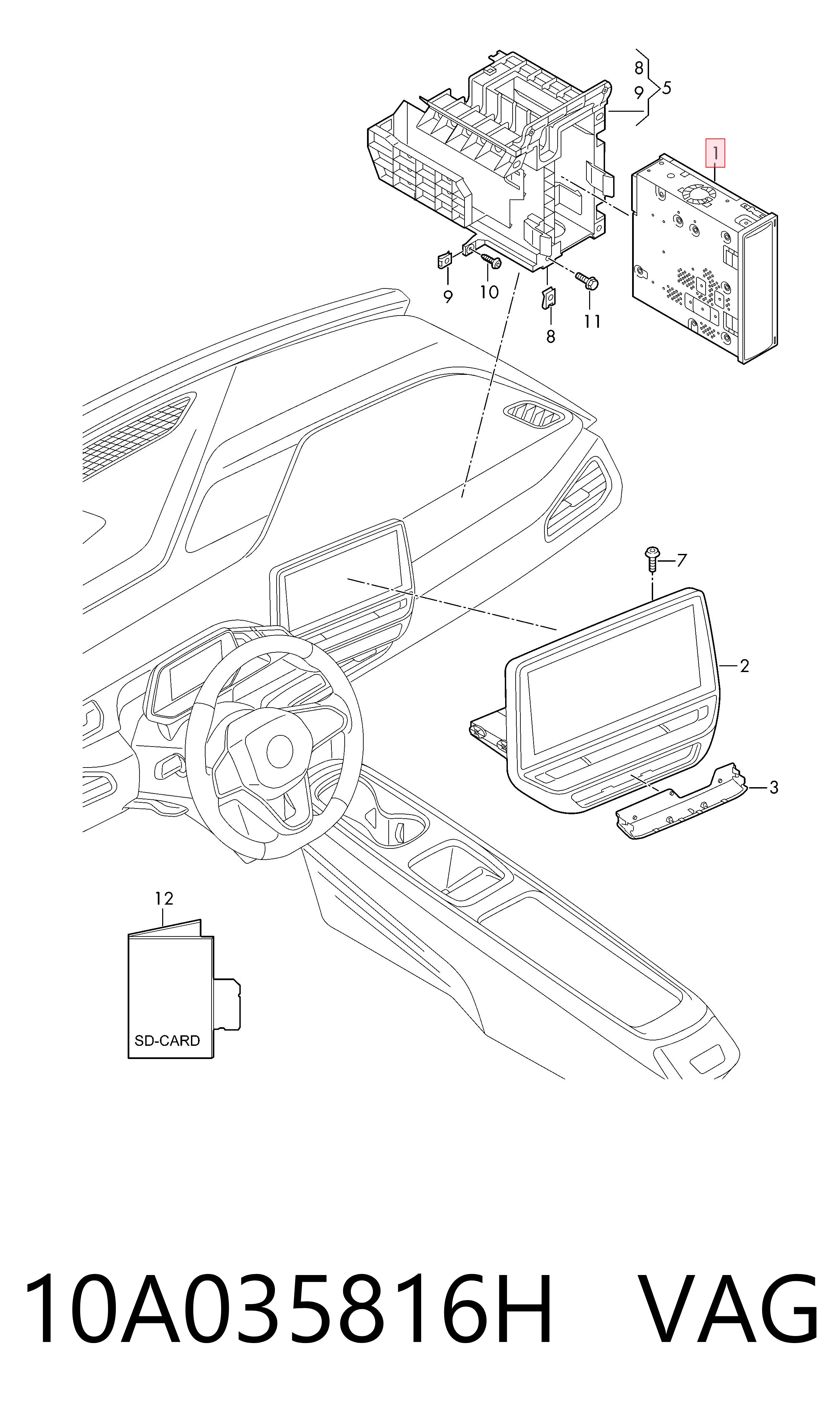  VAG 10A035816H ціна, від 234.60 USD